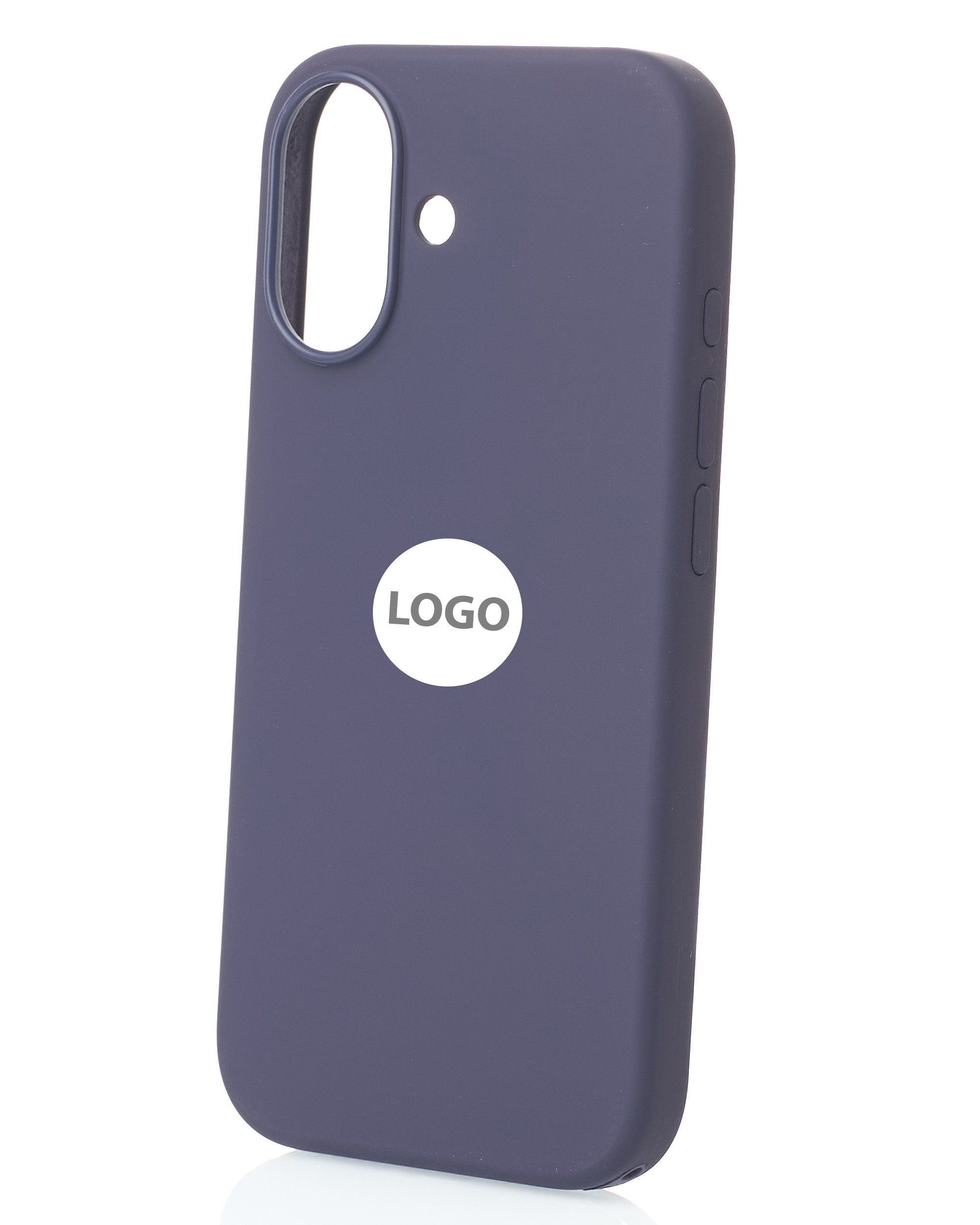 Силиконовый чехол Lux Colors с поддержкой MagSafe для iPhone 17 (AI) Purple Fog