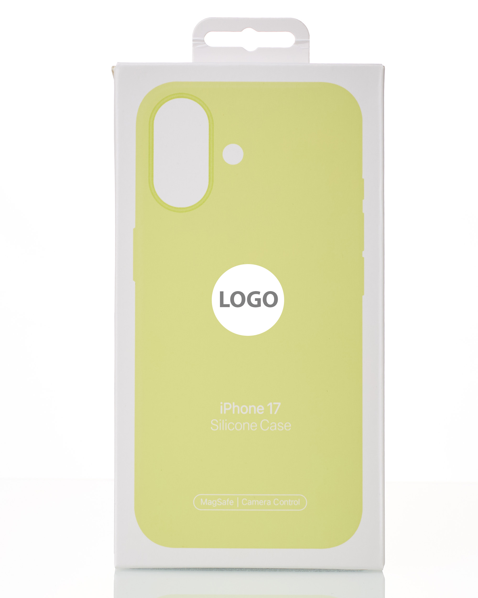 Силиконовый чехол Lux Colors с поддержкой MagSafe для iPhone 17 (AI) Neon Yellow
