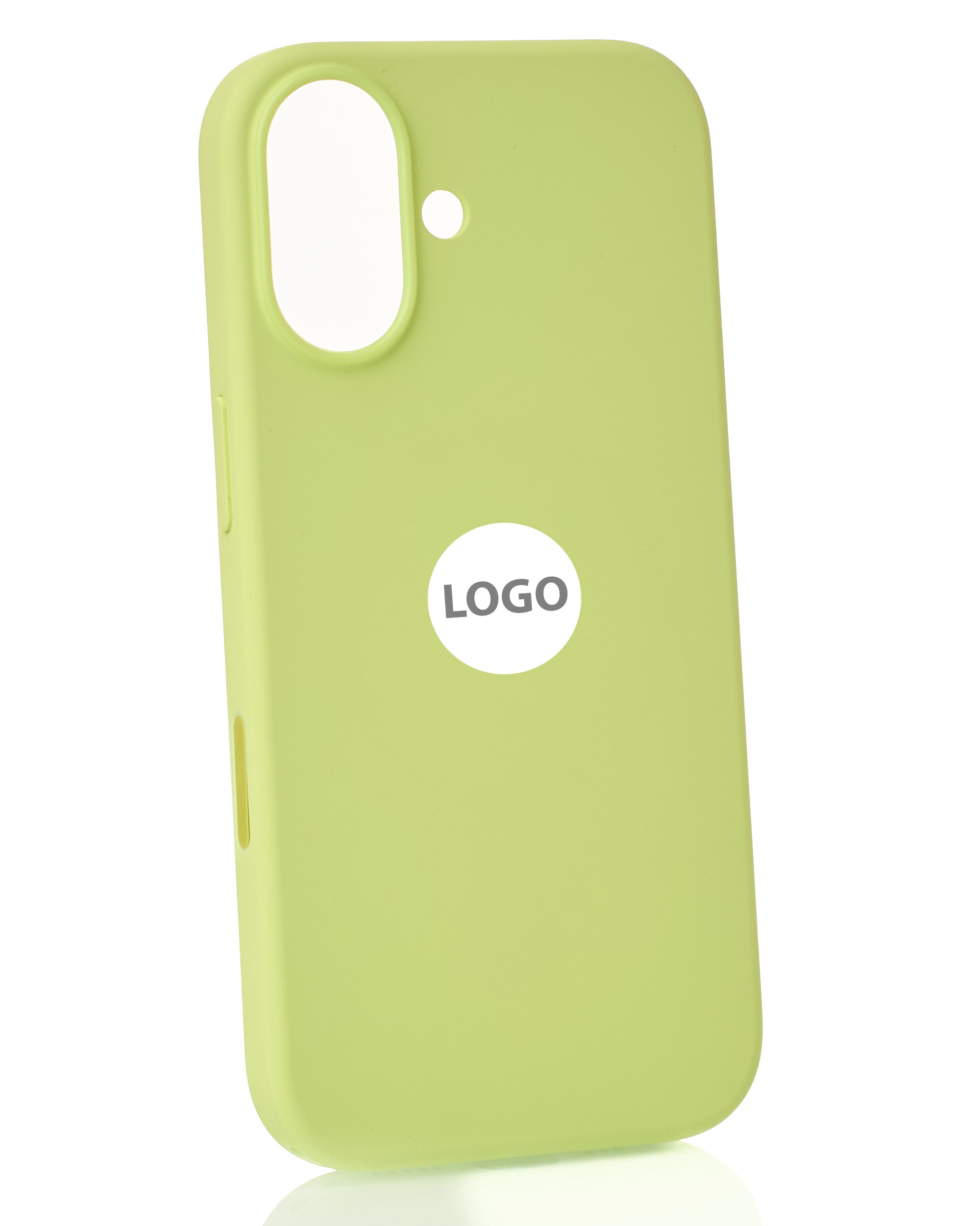 Силиконовый чехол Lux Colors с поддержкой MagSafe для iPhone 17 (AI) Neon Yellow