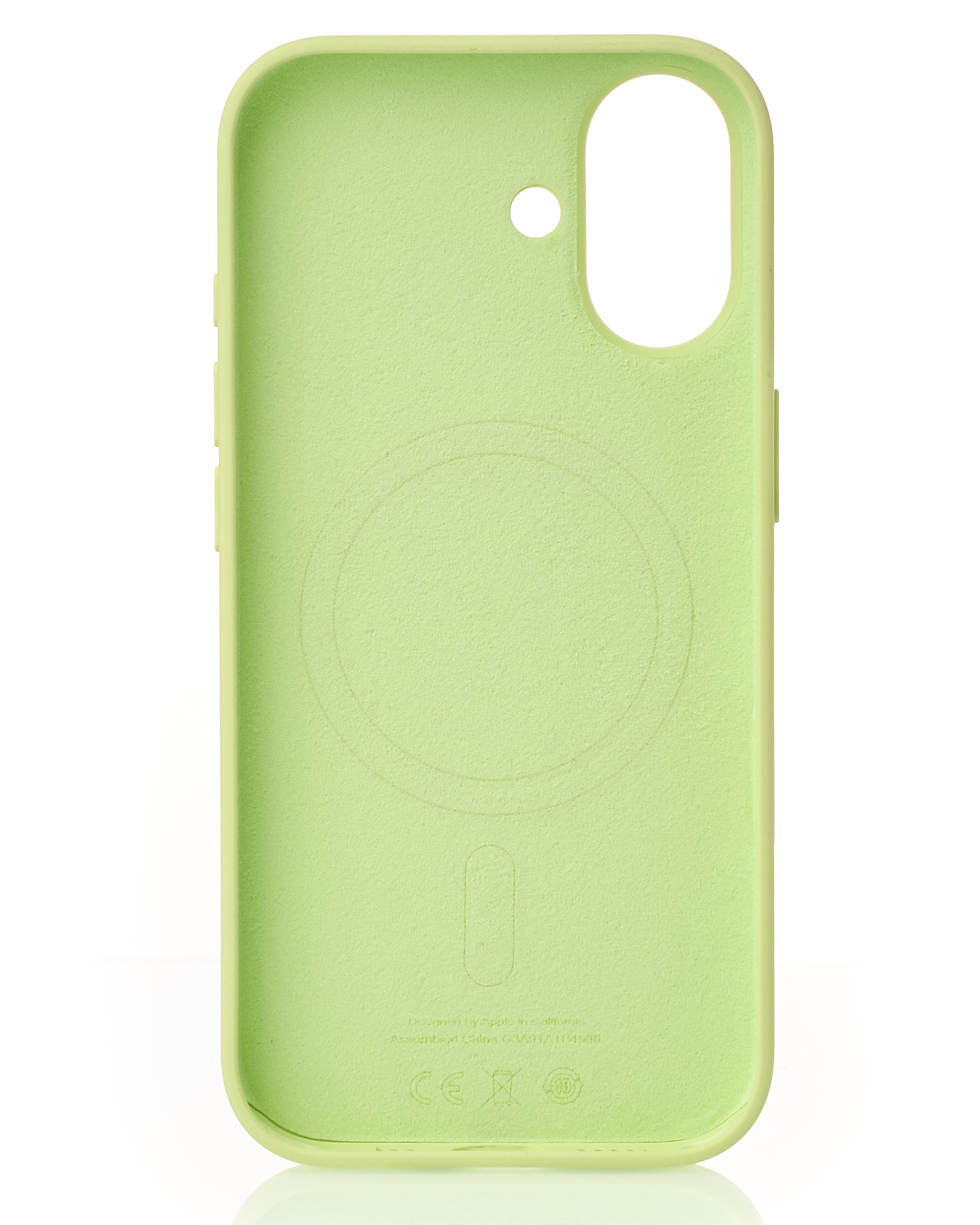 Силиконовый чехол Lux Colors с поддержкой MagSafe для iPhone 17 (AI) Neon Yellow