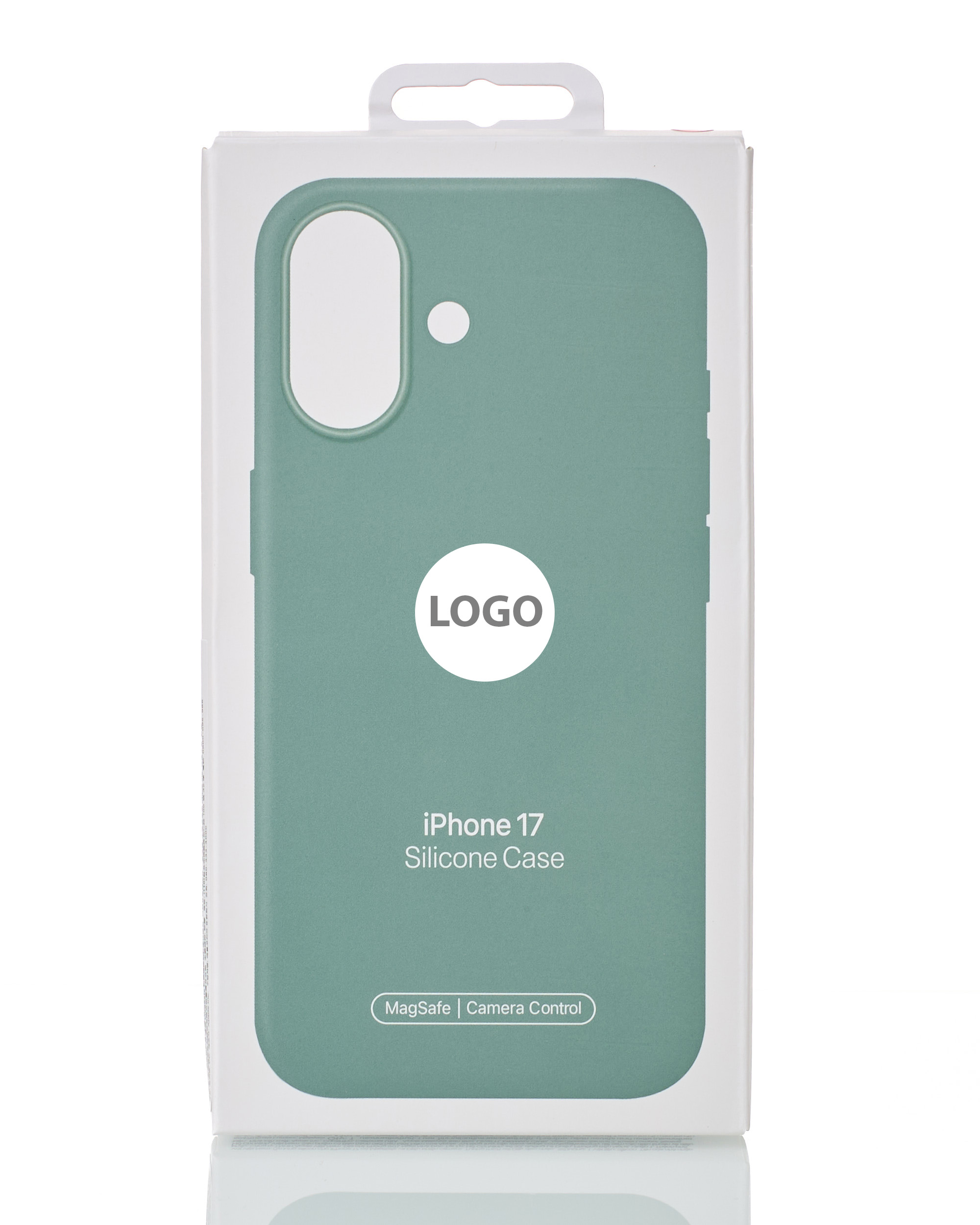 Силиконовый чехол Lux Colors с поддержкой MagSafe для iPhone 17 (AI) Light Moss