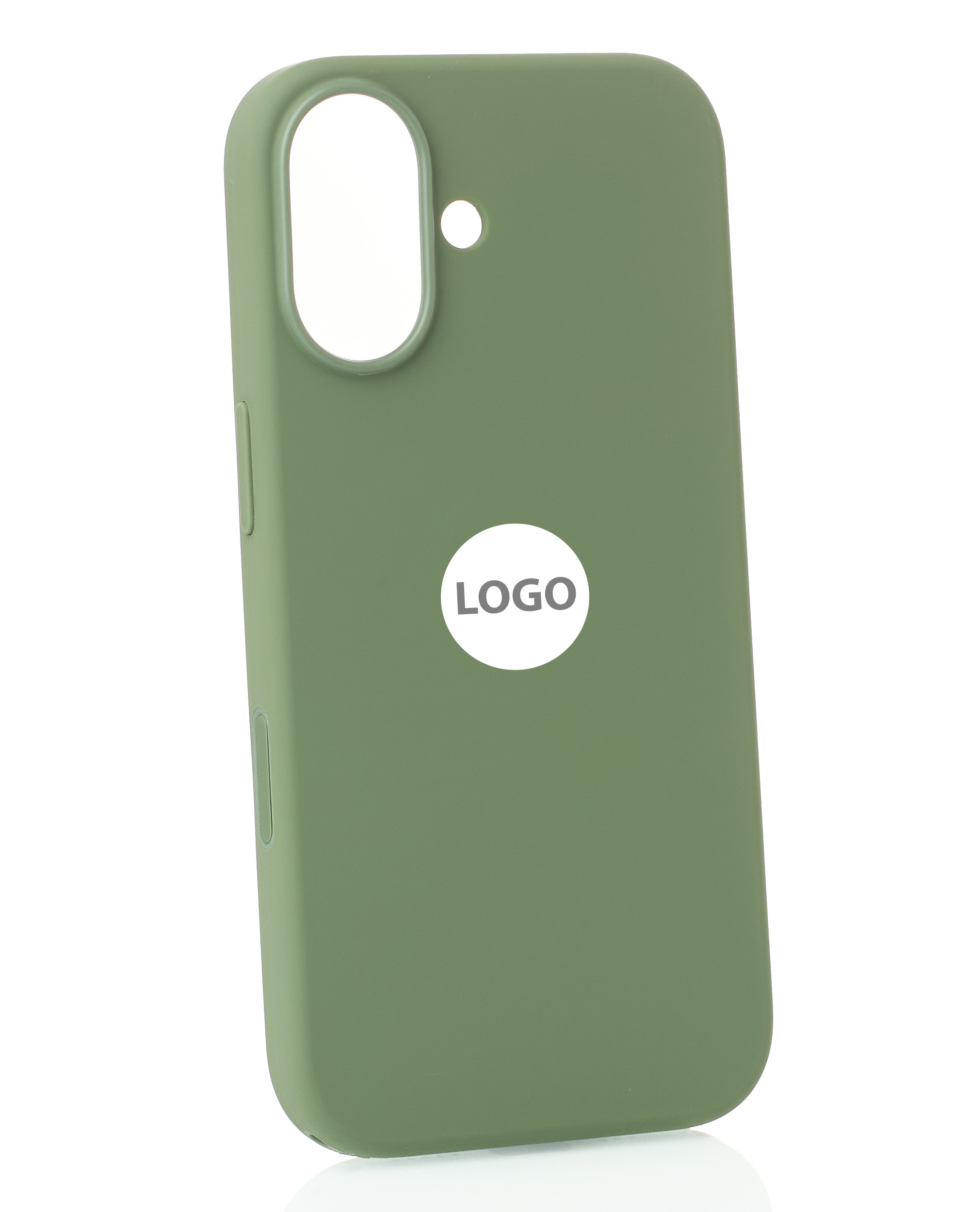 Силиконовый чехол Lux Colors с поддержкой MagSafe для iPhone 17 (AI) Light Moss