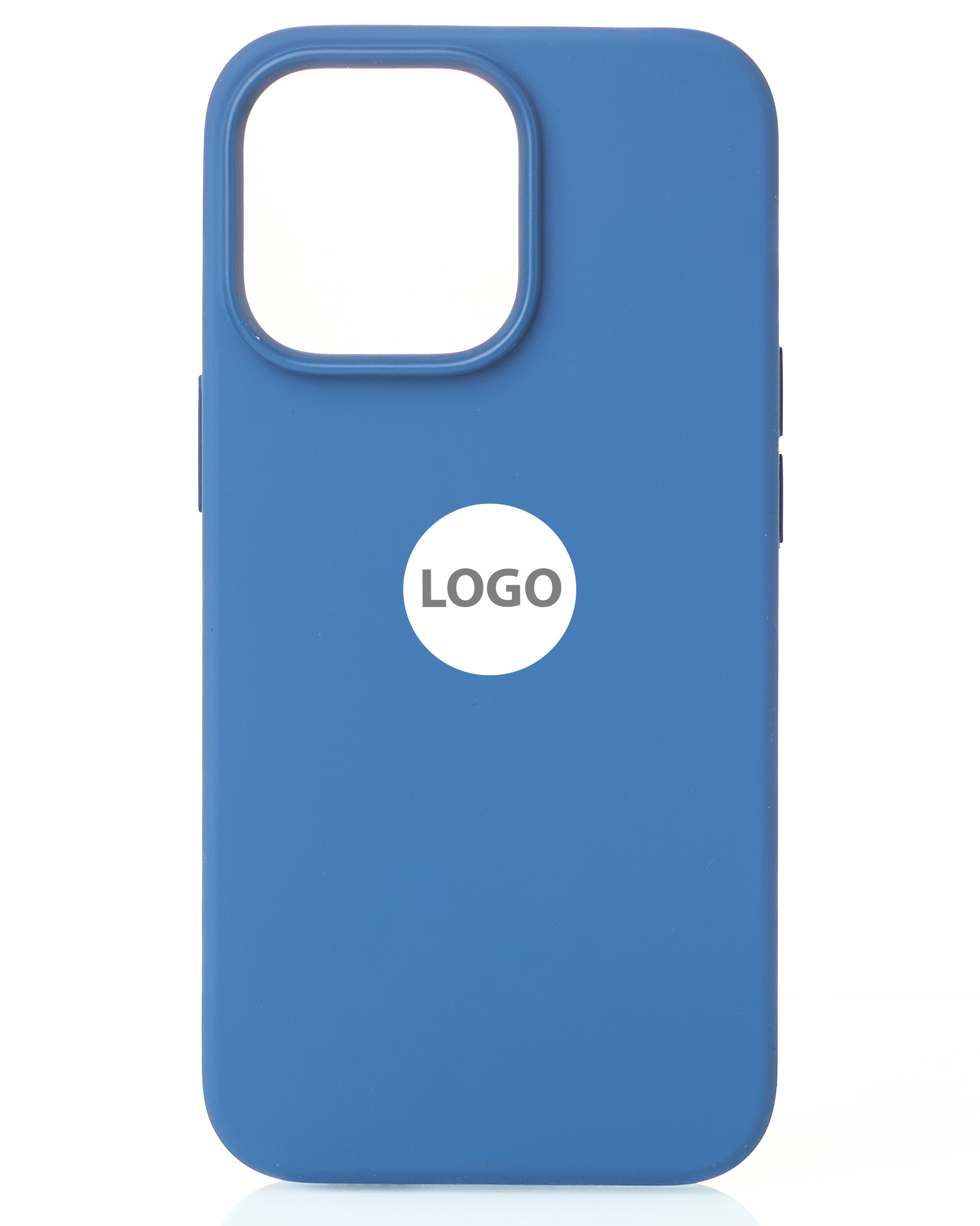 Силиконовый чехол Lux Colors с поддержкой MagSafe для iPhone 13 Blue Jay