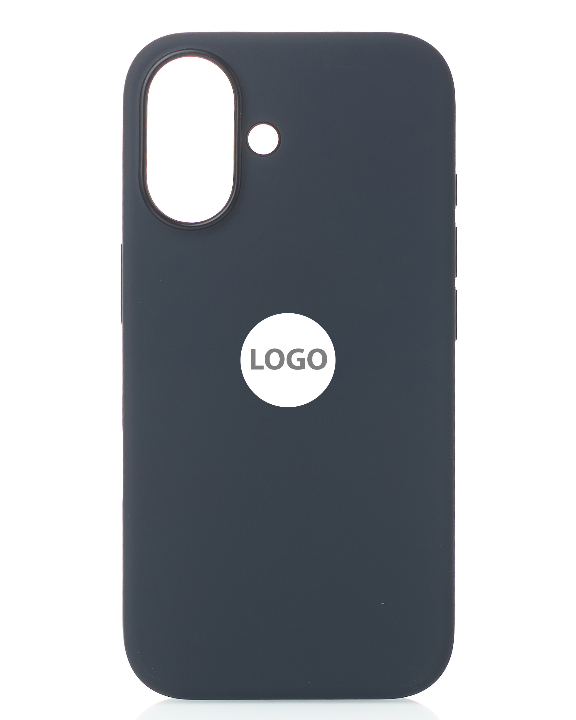 Силиконовый чехол Lux Colors с поддержкой MagSafe для iPhone 16 (AI) Black