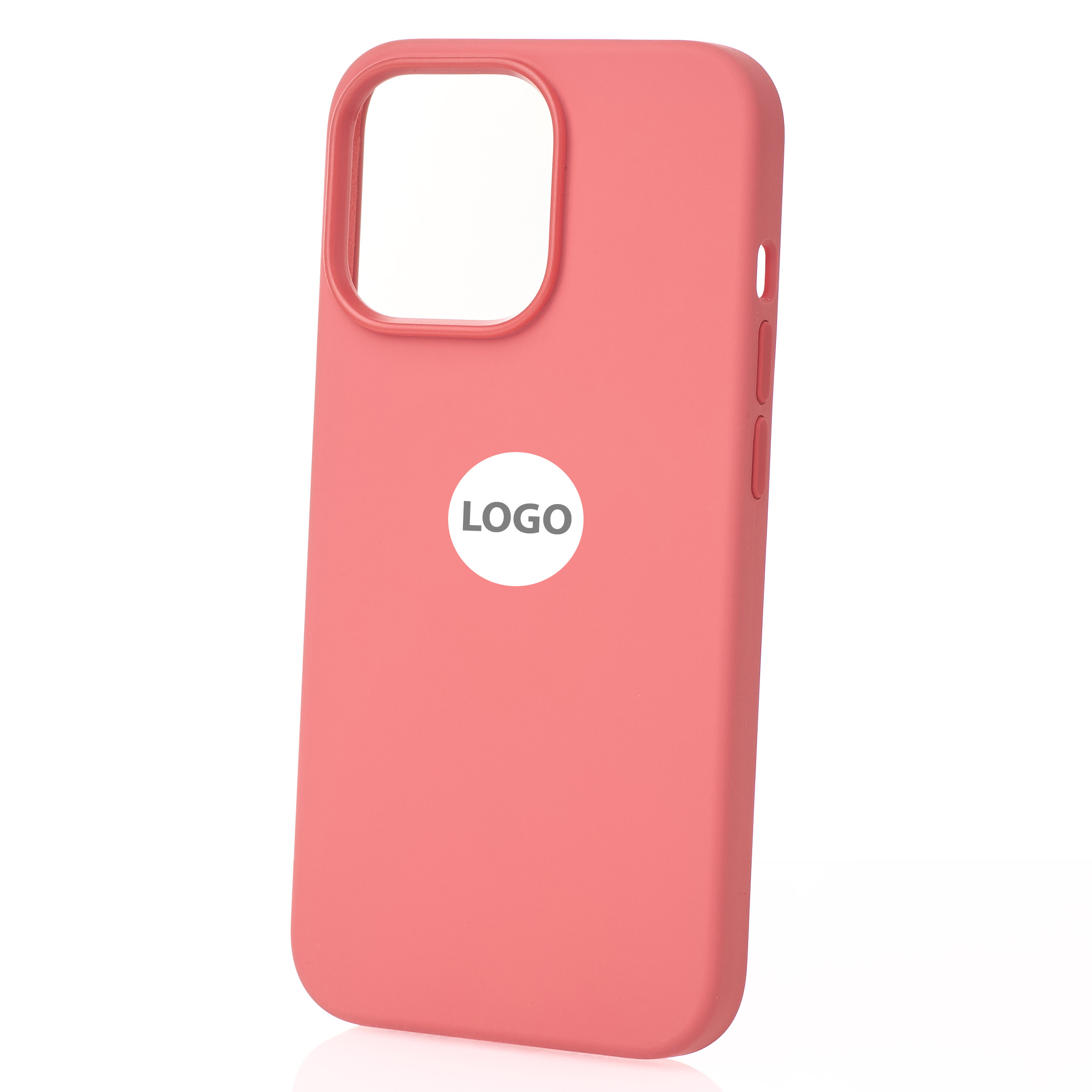 Силиконовый чехол Lux Colors с поддержкой MagSafe для iPhone 13 Pro Pink Pomelo
