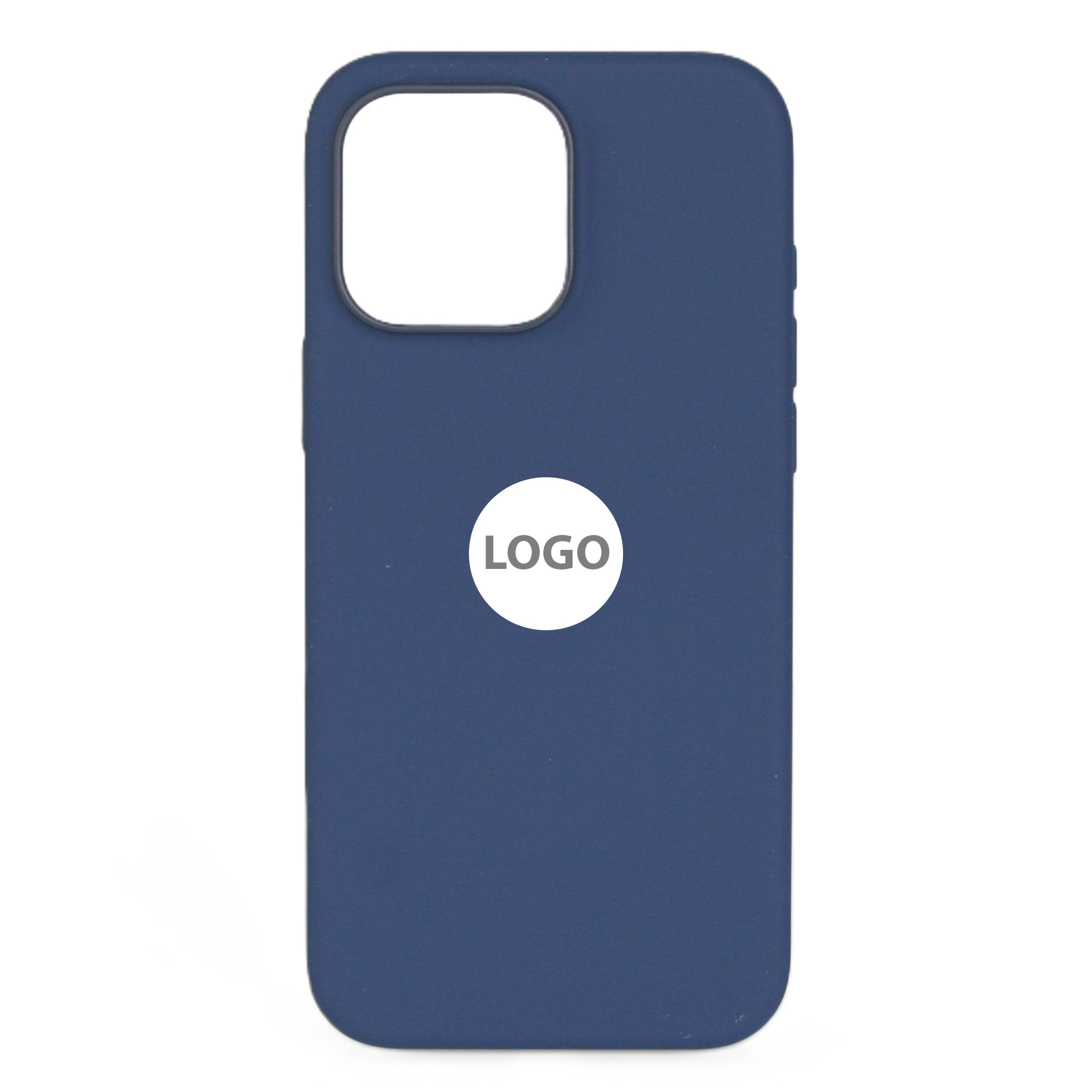 Силиконовый чехол Lux Colors с поддержкой MagSafe для iPhone 16 Pro Max (AI) Denim