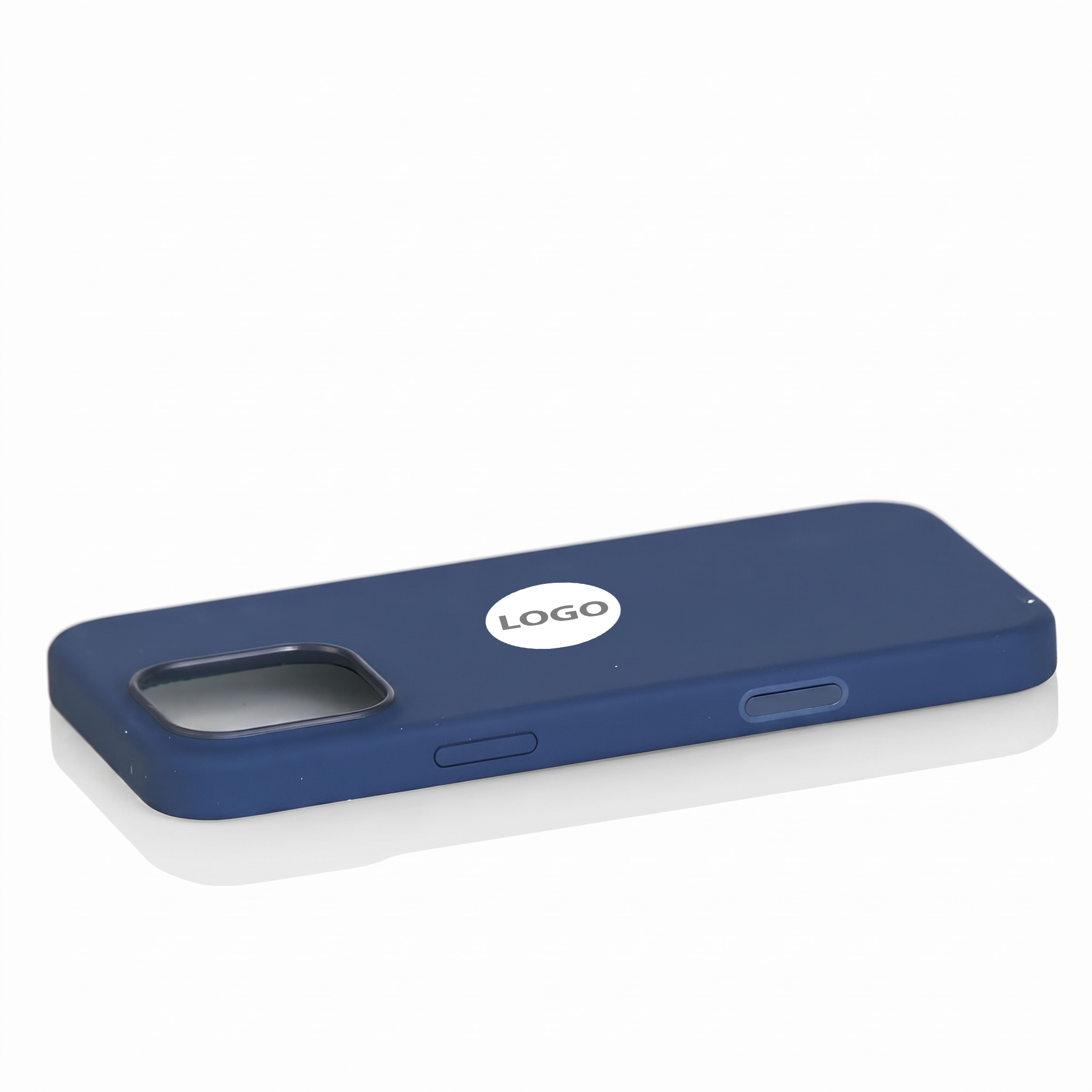 Силиконовый чехол Lux Colors с поддержкой MagSafe для iPhone 16 Pro Max (AI) Denim