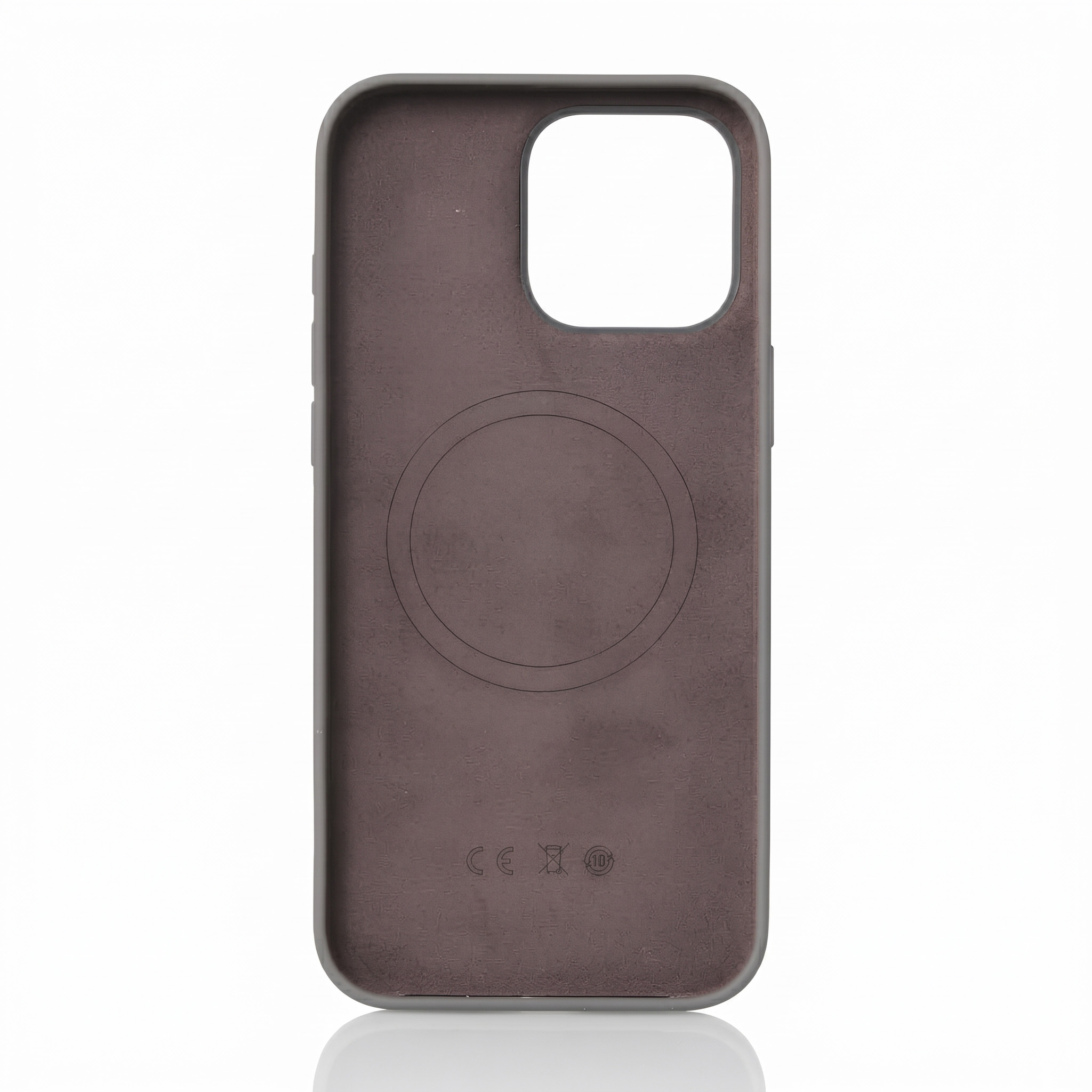 Силиконовый чехол Lux Colors с поддержкой MagSafe для iPhone 16 Pro Max (AI) Stone Gray