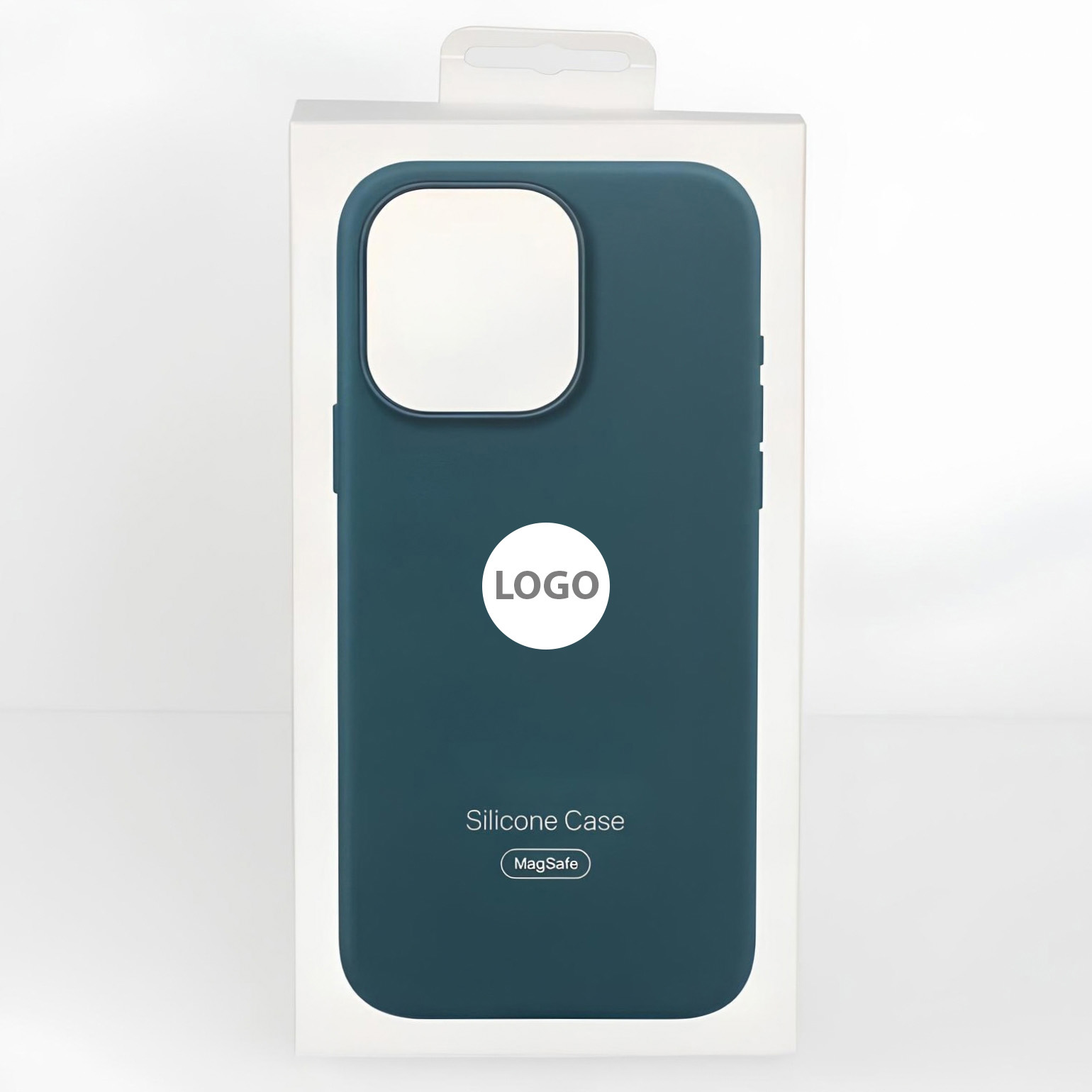 Силиконовый чехол Lux Colors с поддержкой MagSafe для iPhone 16 Pro (AI) Lake Green