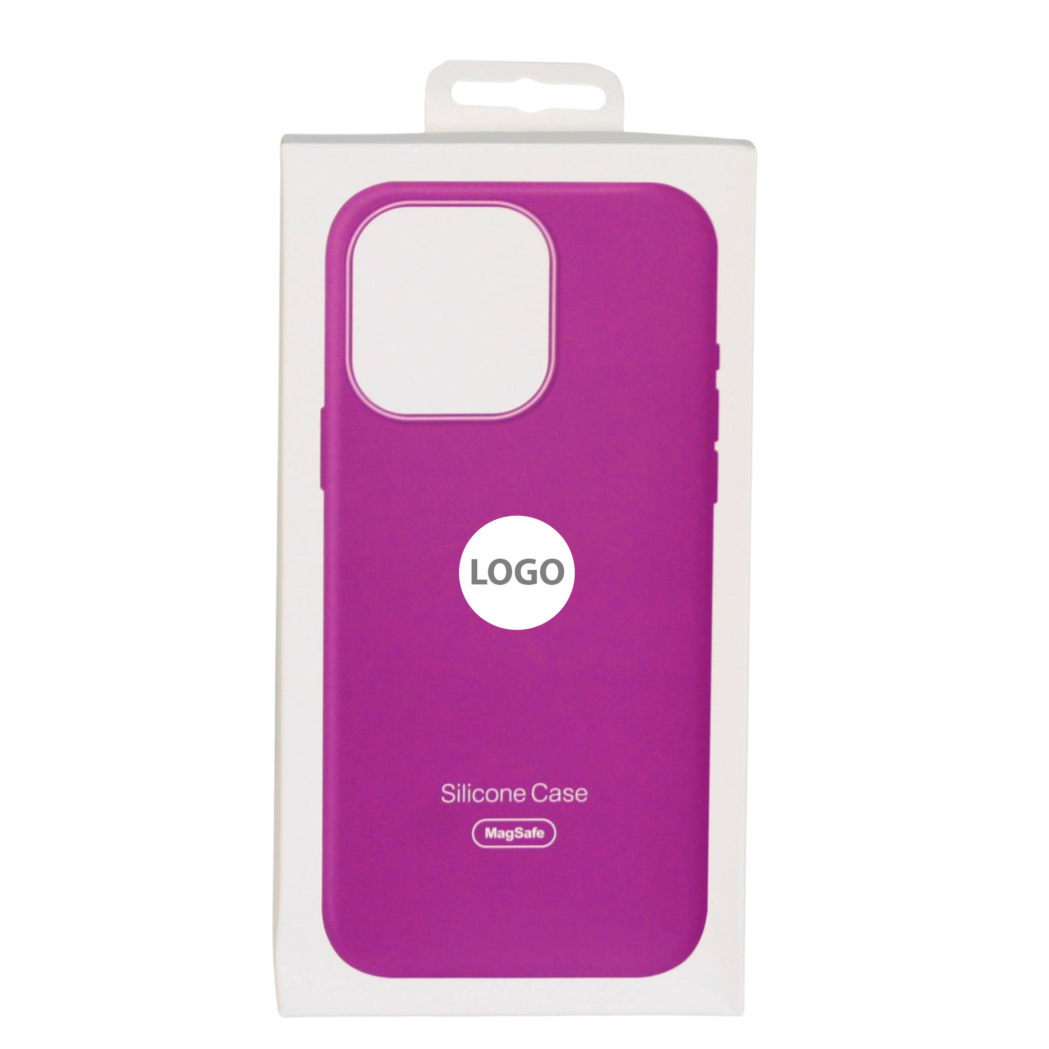 Силиконовый чехол Lux Colors с поддержкой MagSafe для iPhone 16 Pro (AI) Fuchsia