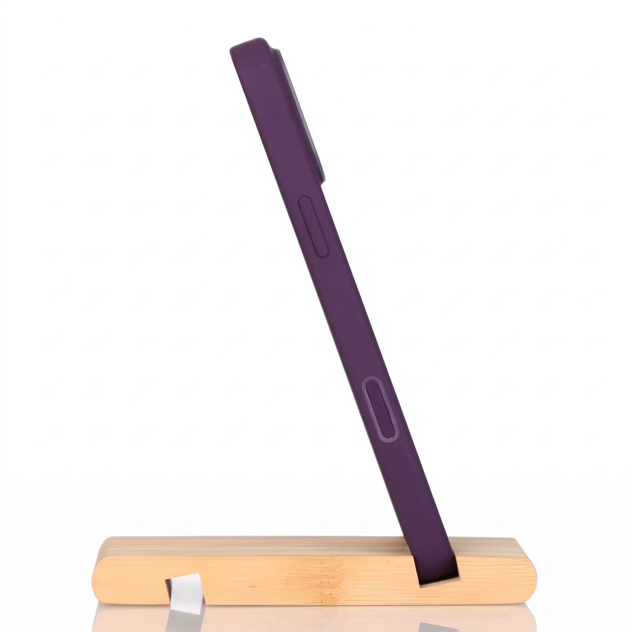 Силиконовый чехол Lux Colors с поддержкой MagSafe для iPhone 16 Pro Max (AI) Plum