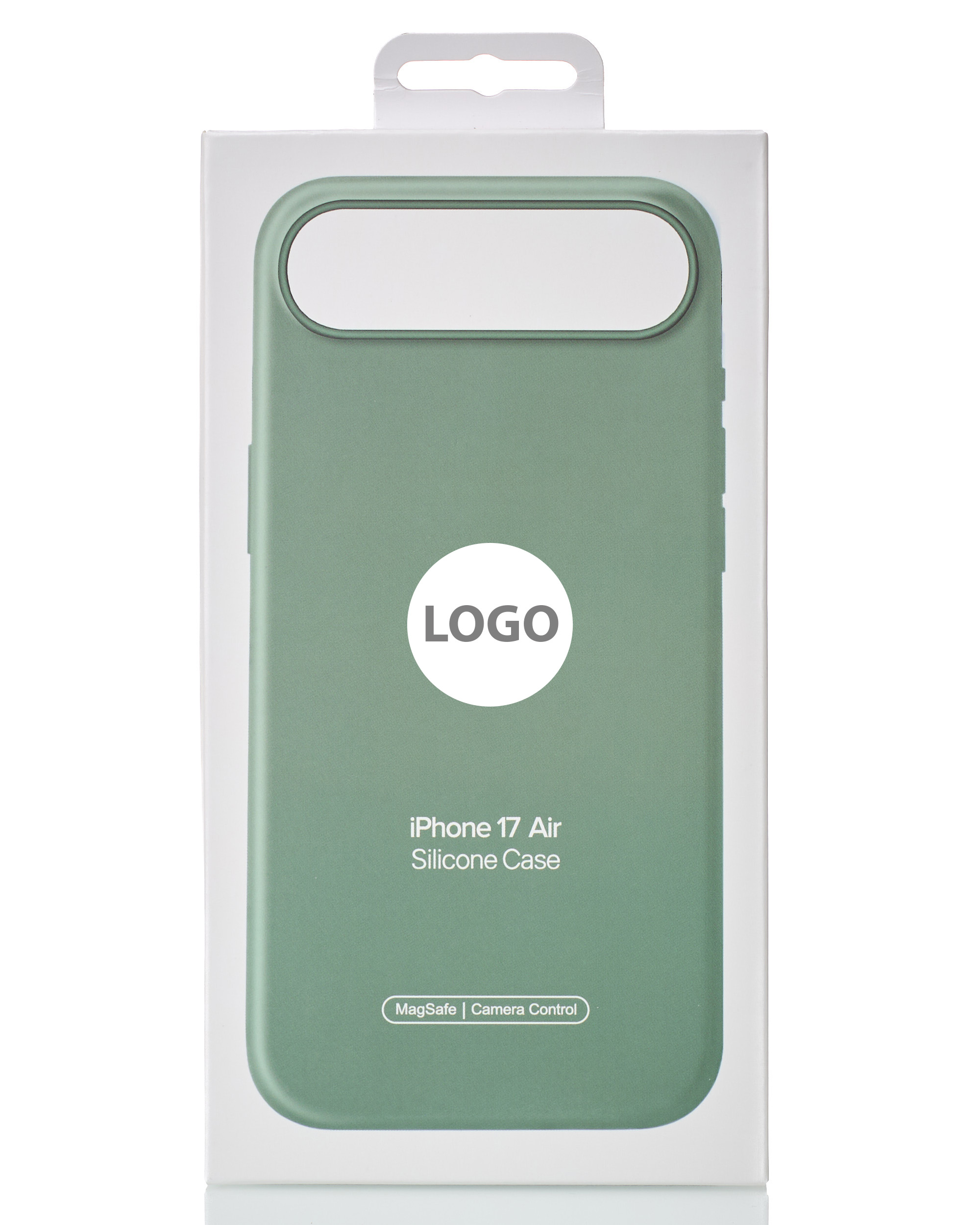 Силиконовый чехол Lux Colors с поддержкой MagSafe для iPhone 17 AIR Light Moss