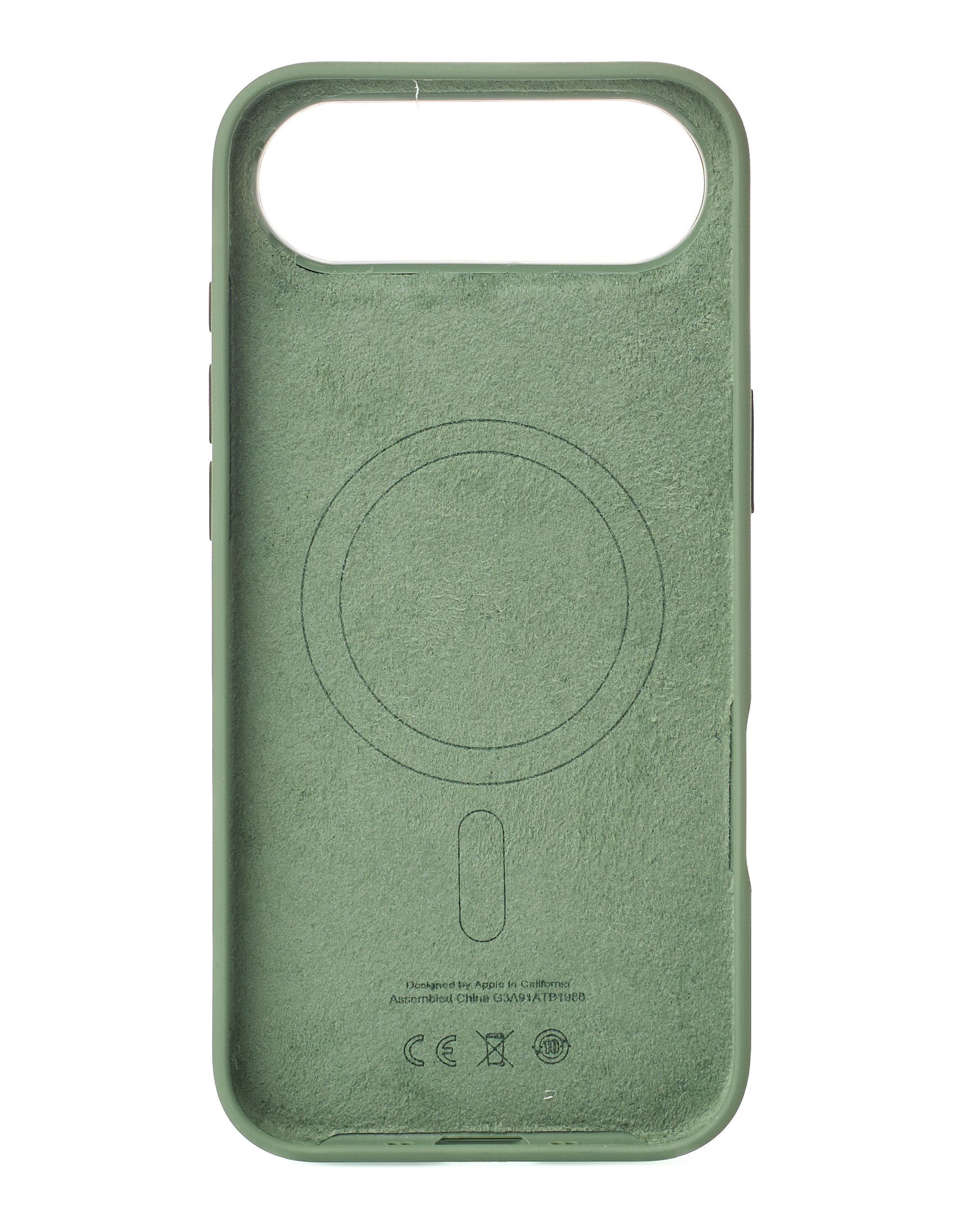 Силиконовый чехол Lux Colors с поддержкой MagSafe для iPhone 17 AIR Light Moss