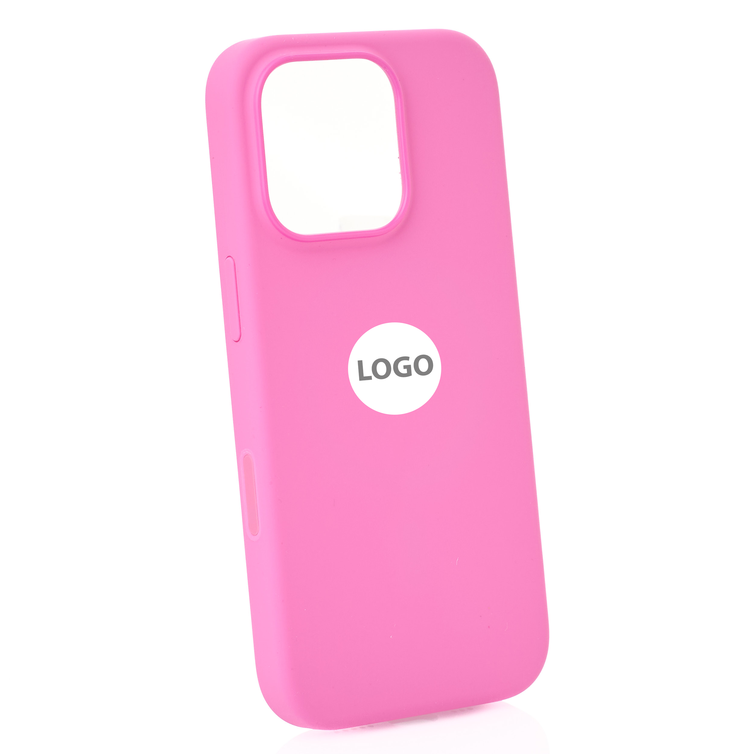 Силиконовый чехол Lux Colors с поддержкой MagSafe для iPhone 16 Pro (AI) Peony