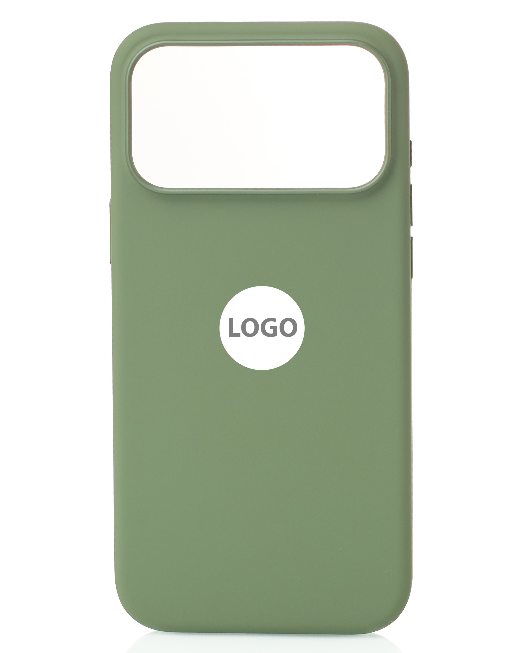 Силиконовый чехол Lux Colors с поддержкой MagSafe для iPhone 17 Pro (AI) Light Moss