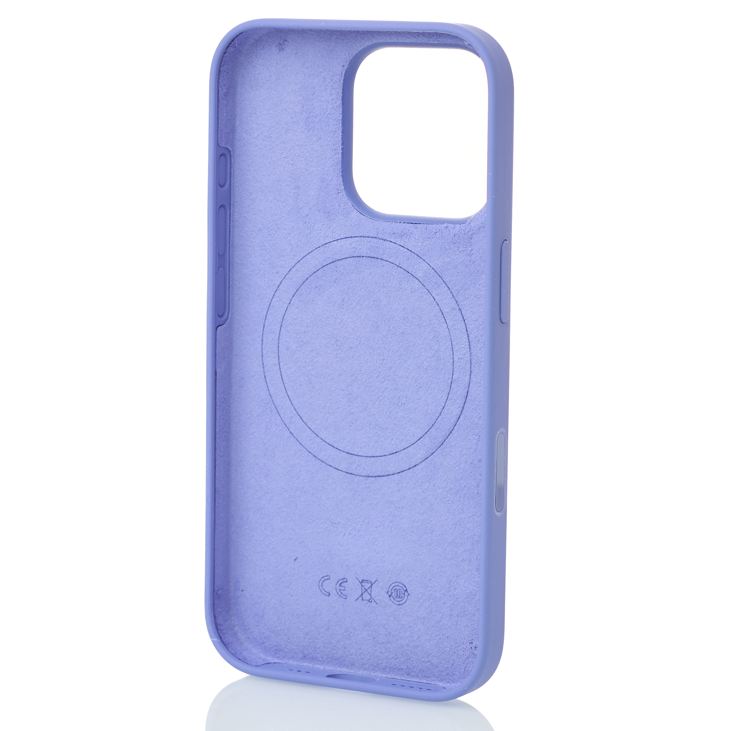 Силиконовый чехол Lux Colors с поддержкой MagSafe для iPhone 16 Pro (AI) Periwinkle