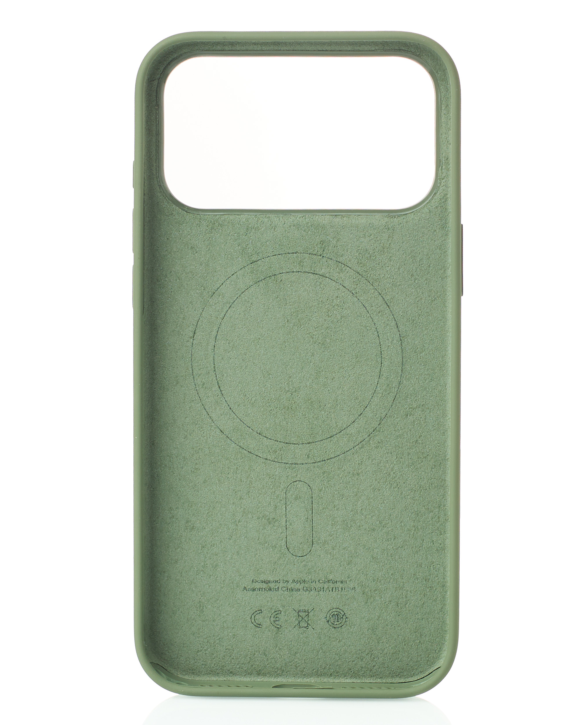 Силиконовый чехол Lux Colors с поддержкой MagSafe для iPhone 17 Pro (AI) Light Moss