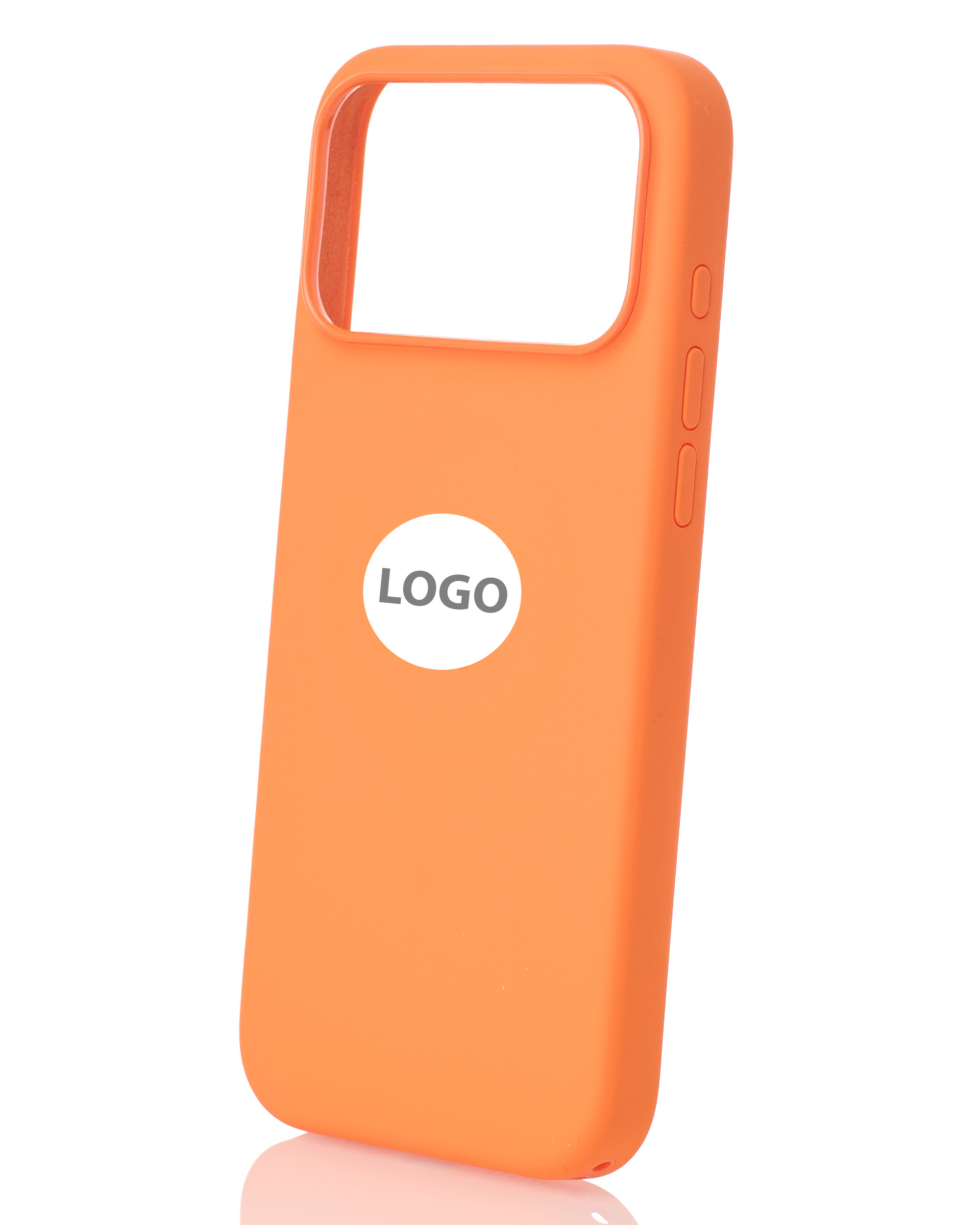 Силиконовый чехол Lux Colors с поддержкой MagSafe для iPhone 17 Pro (AI) Orange