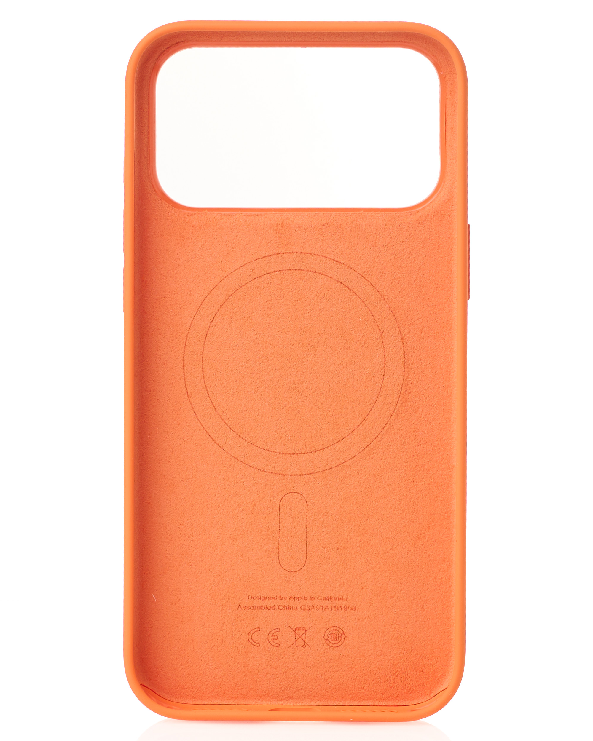 Силиконовый чехол Lux Colors с поддержкой MagSafe для iPhone 17 Pro (AI) Orange