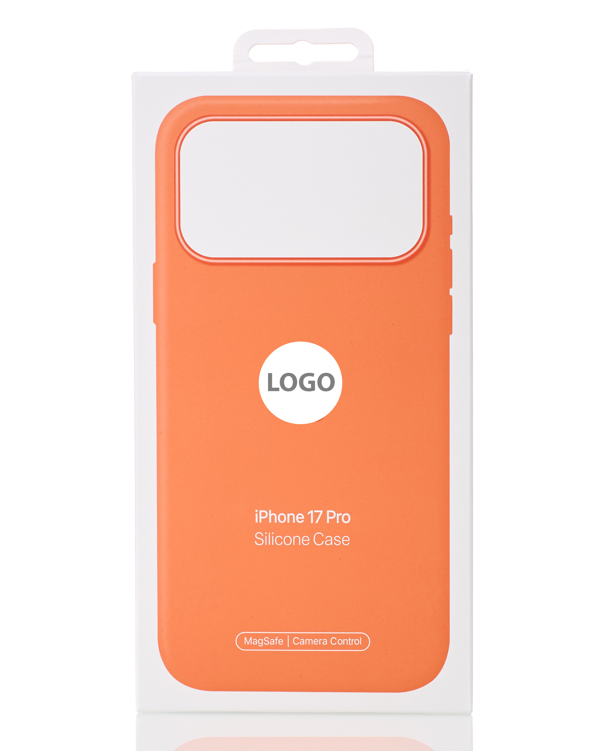 Силиконовый чехол Lux Colors с поддержкой MagSafe для iPhone 17 Pro (AI) Orange