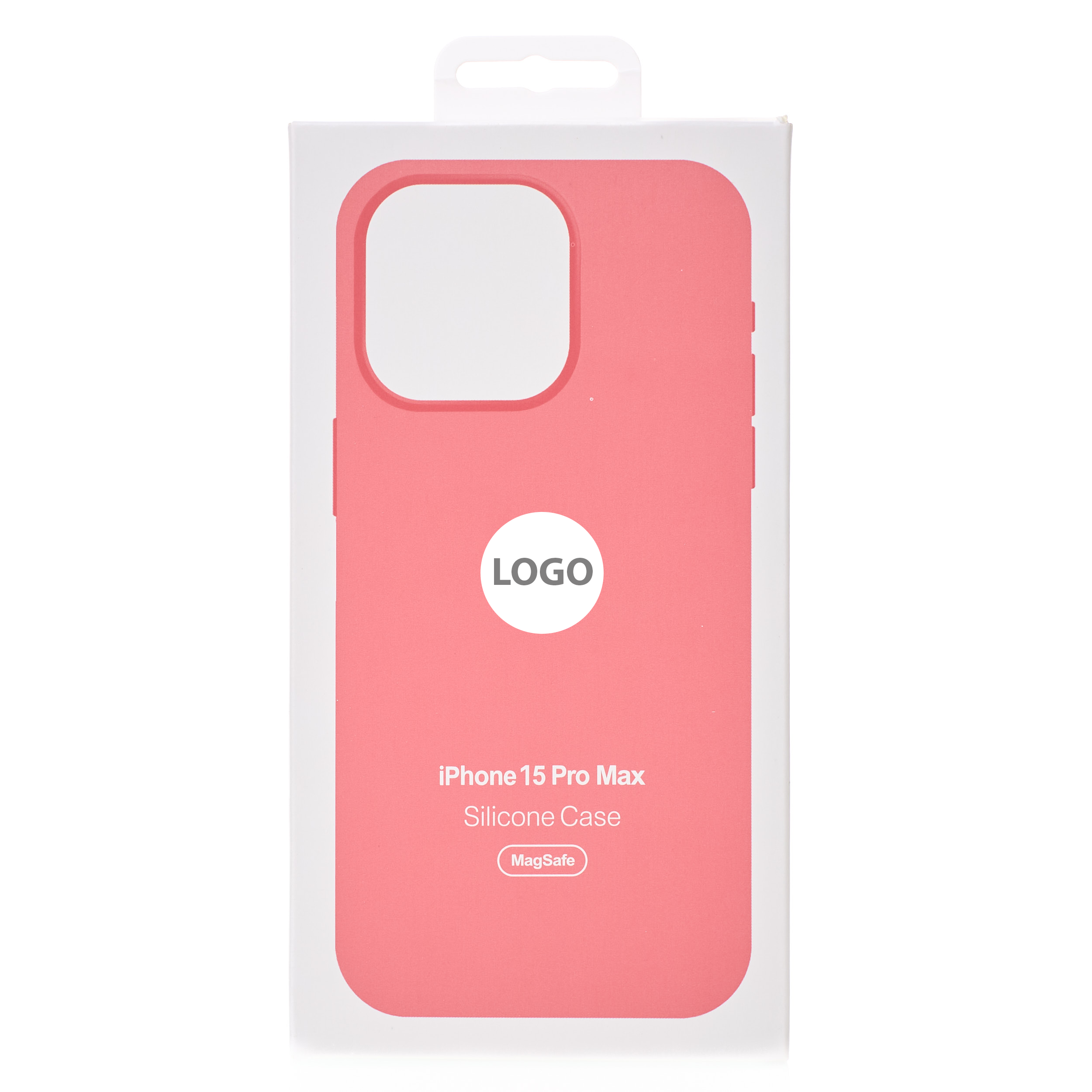Силиконовый чехол Lux Colors с поддержкой MagSafe для iPhone 15 Pro Max Pink