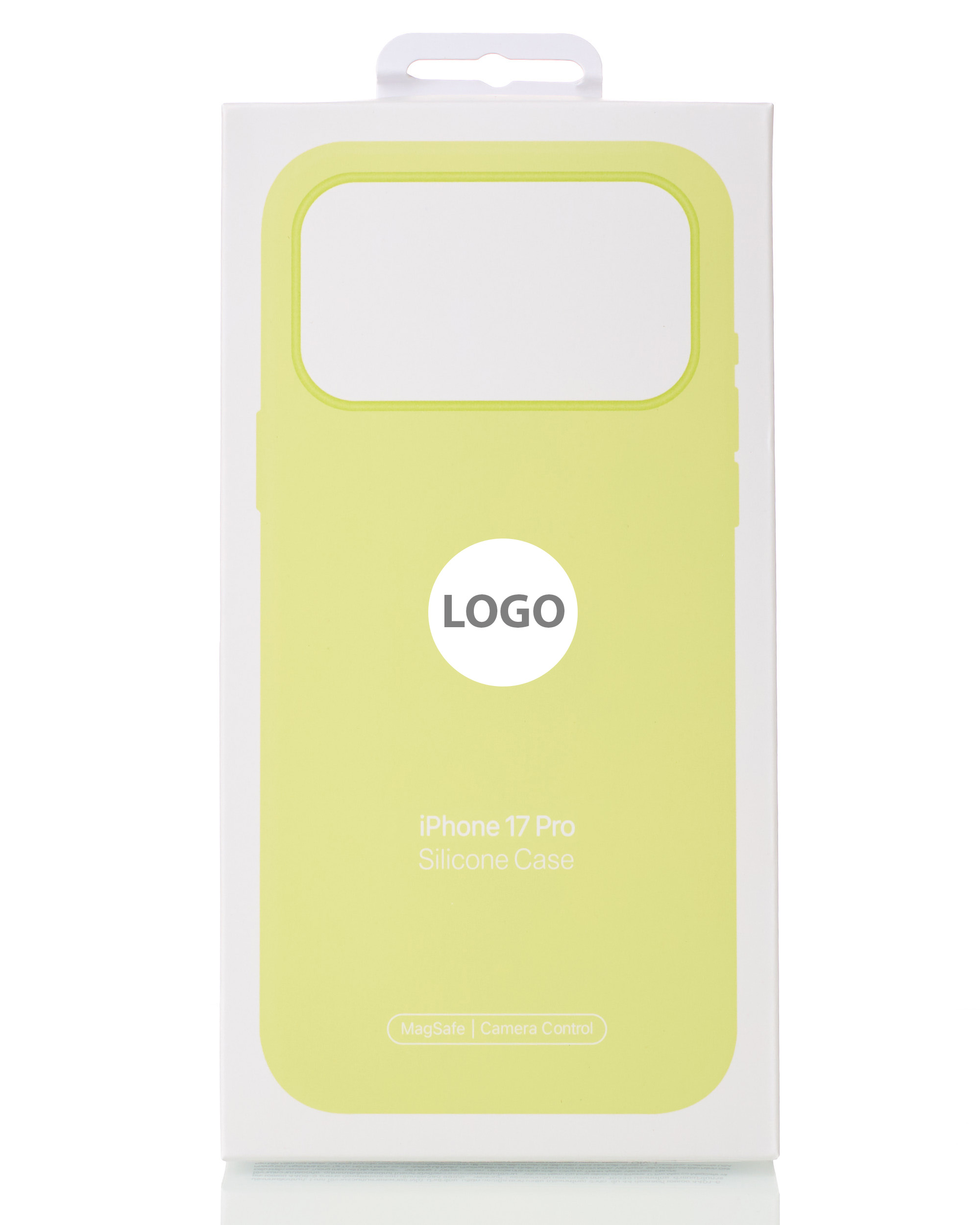 Силиконовый чехол Lux Colors с поддержкой MagSafe для iPhone 17 Pro (AI) Neon Yellow