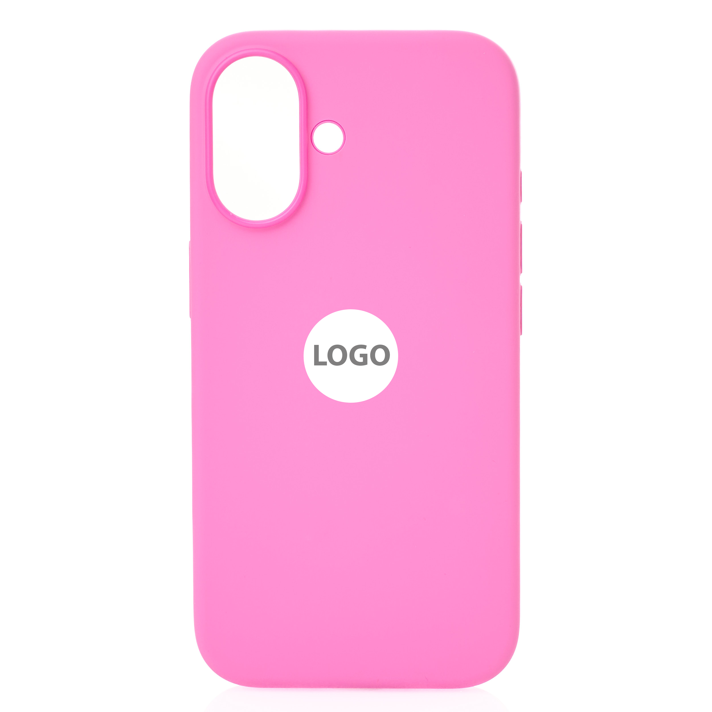 Силиконовый чехол Lux Colors с поддержкой MagSafe для iPhone 16 (AI) Peony