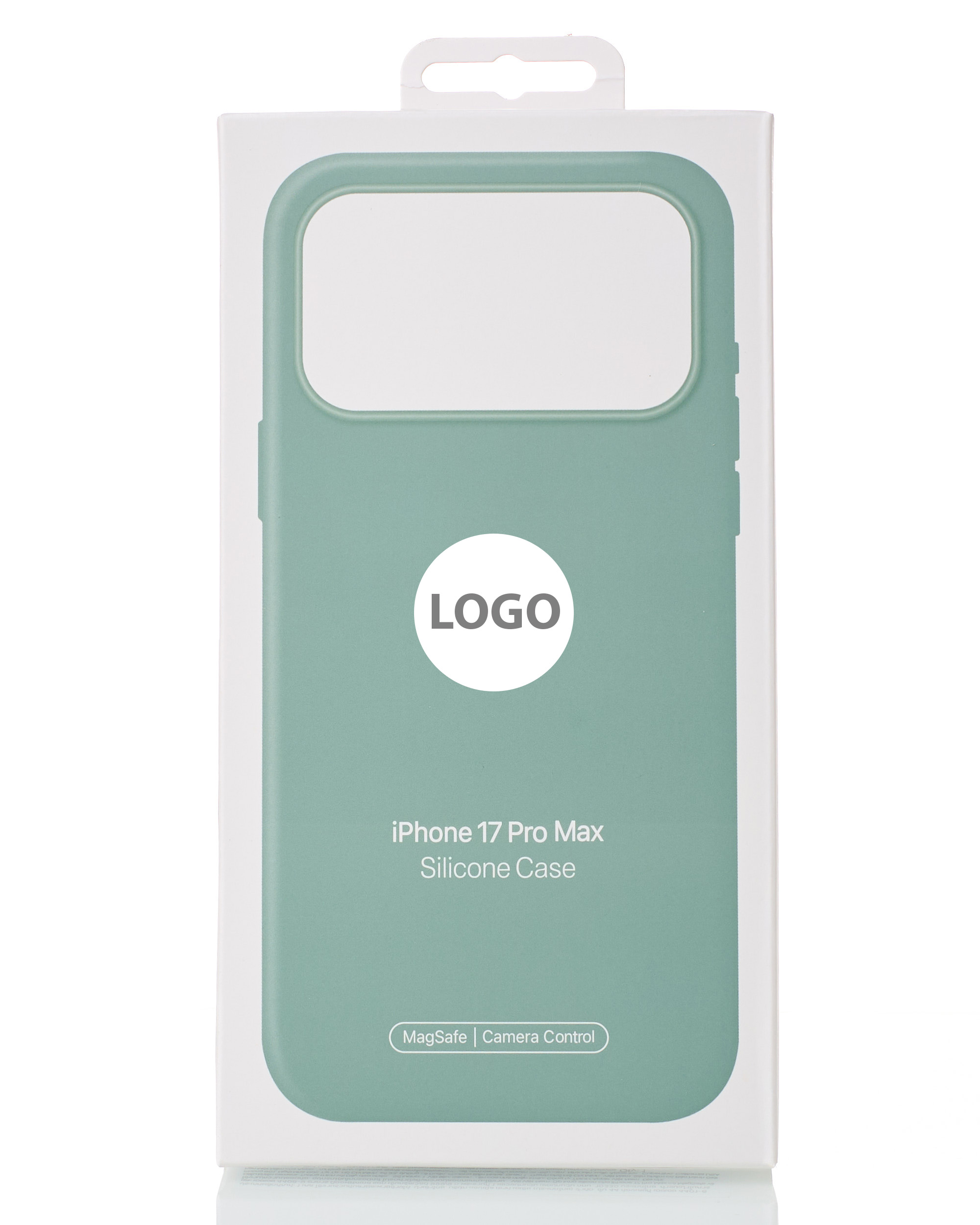 Силиконовый чехол Lux Colors с поддержкой MagSafe для iPhone 17 Pro Max (AI) Light Moss