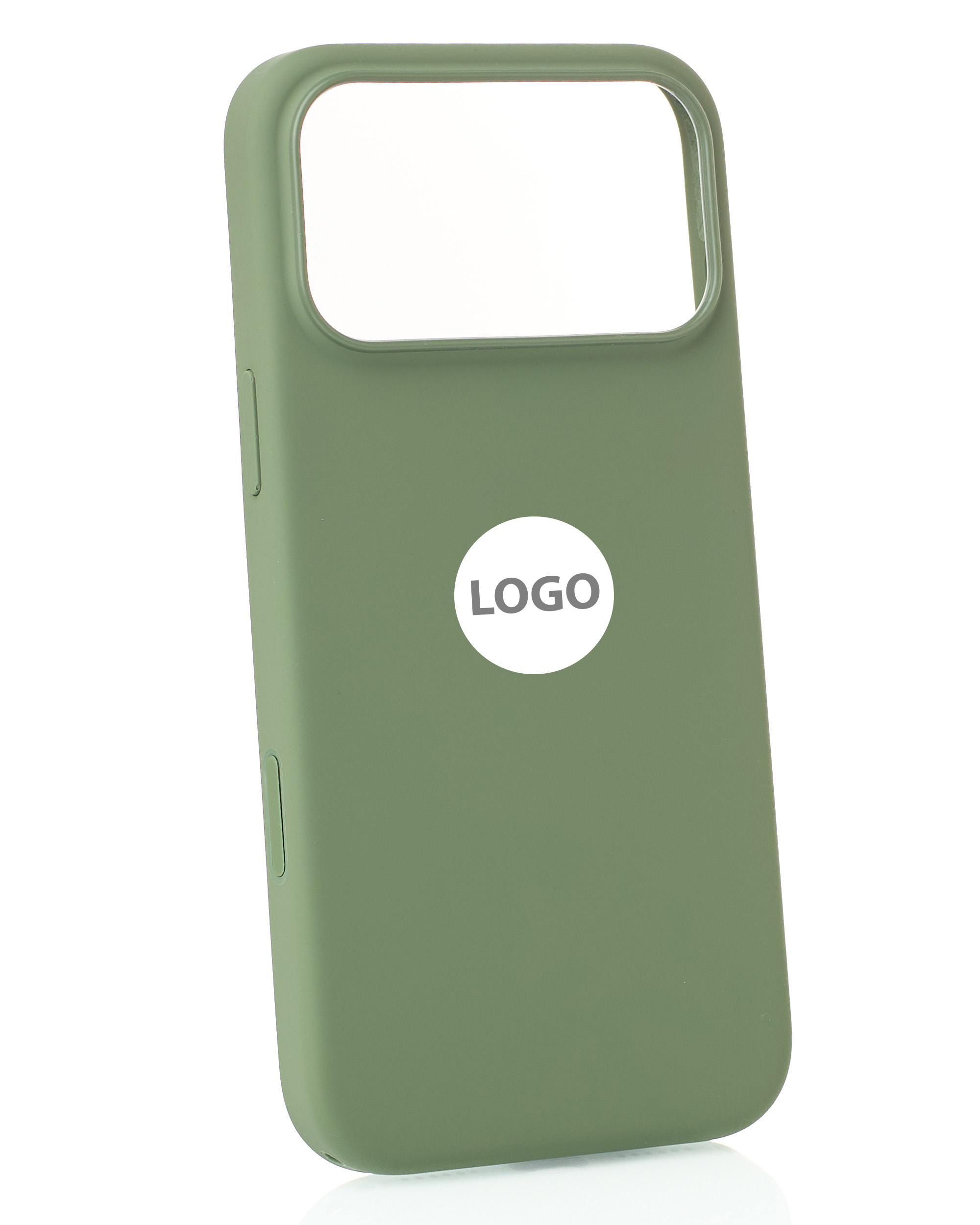 Силиконовый чехол Lux Colors с поддержкой MagSafe для iPhone 17 Pro Max (AI) Light Moss