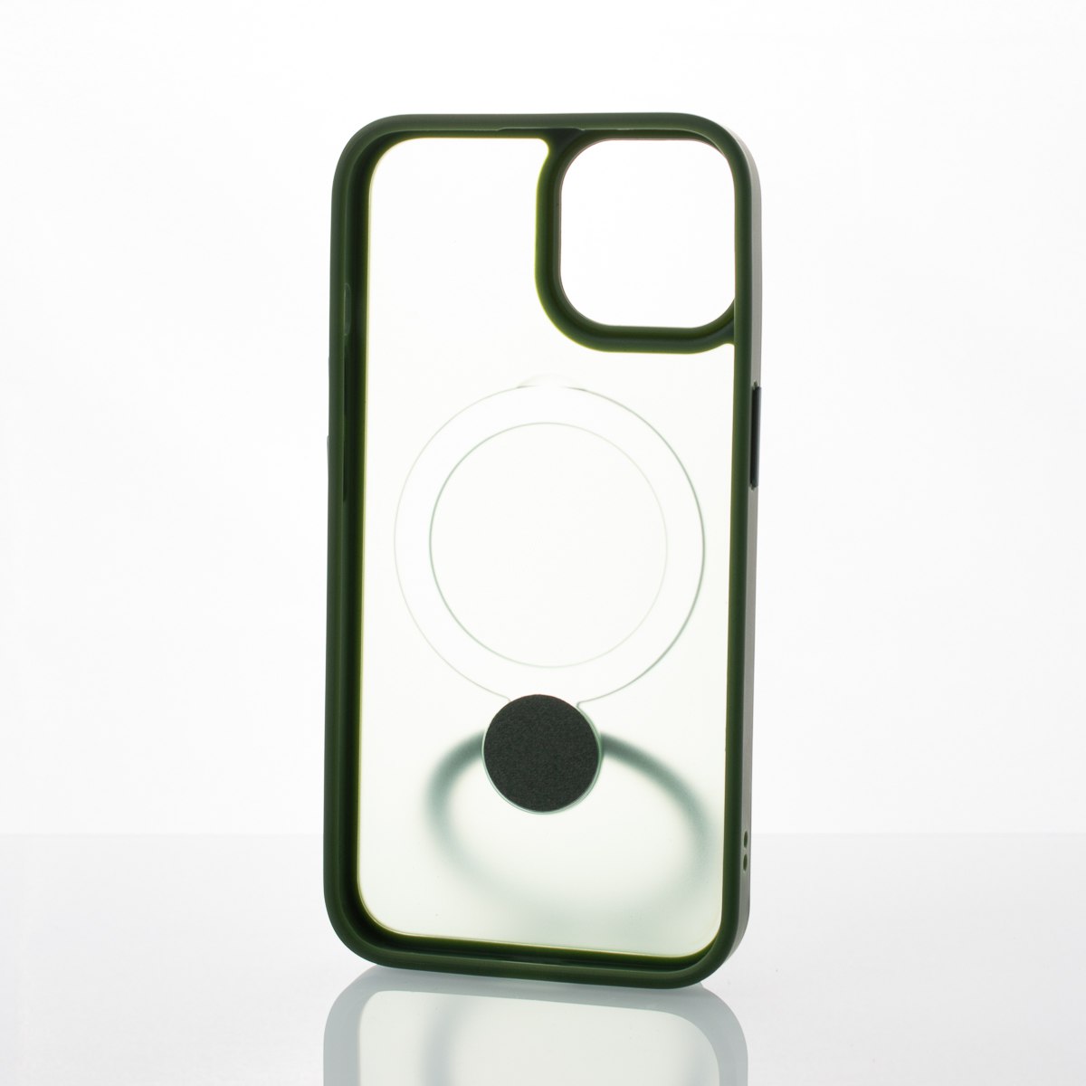 Силиконовый чехол MagSafe 360 для iPhone 11 Pro темно-зеленый