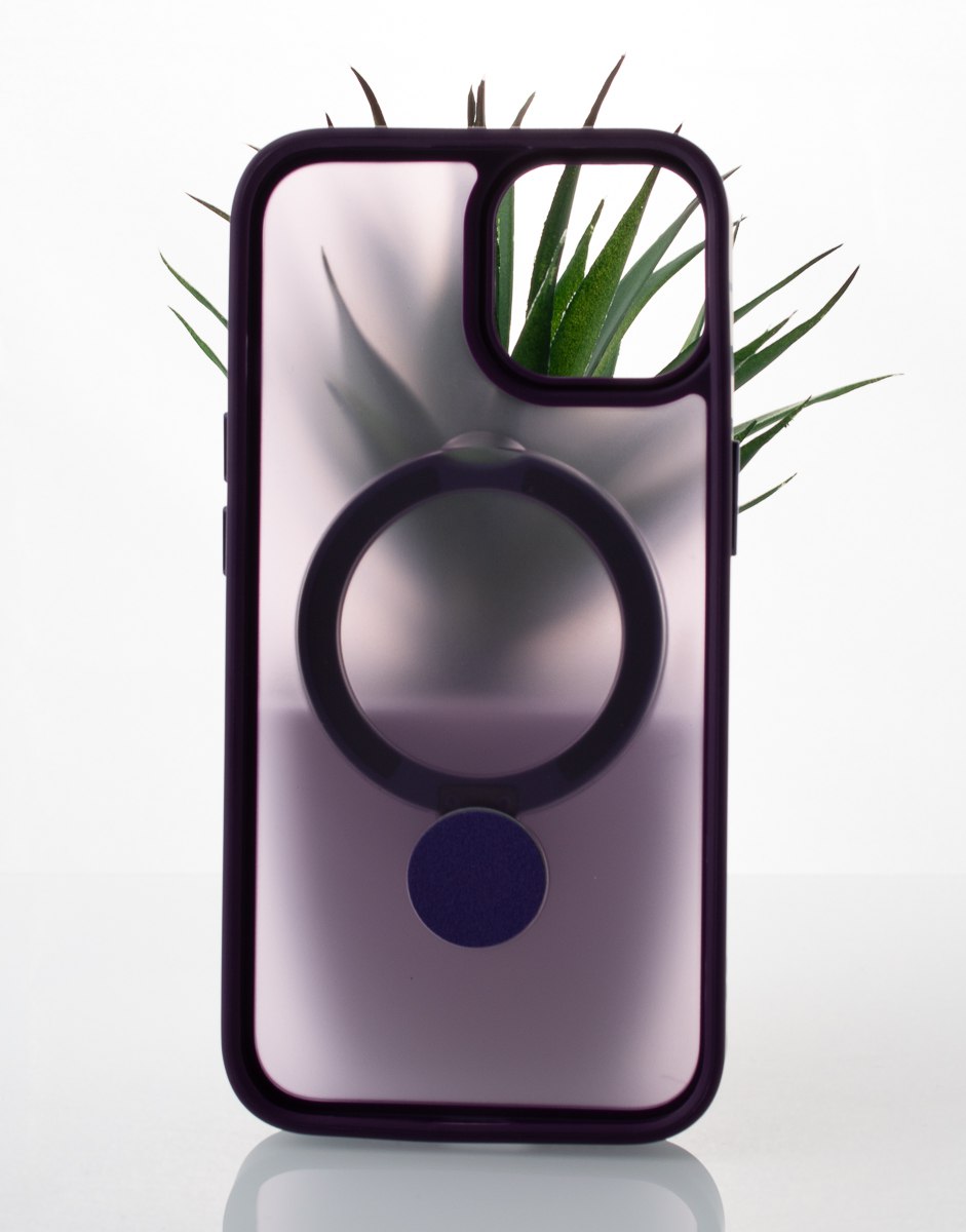 Силиконовый чехол MagSafe 360 для iPhone 11 Pro темно-фиолетовый