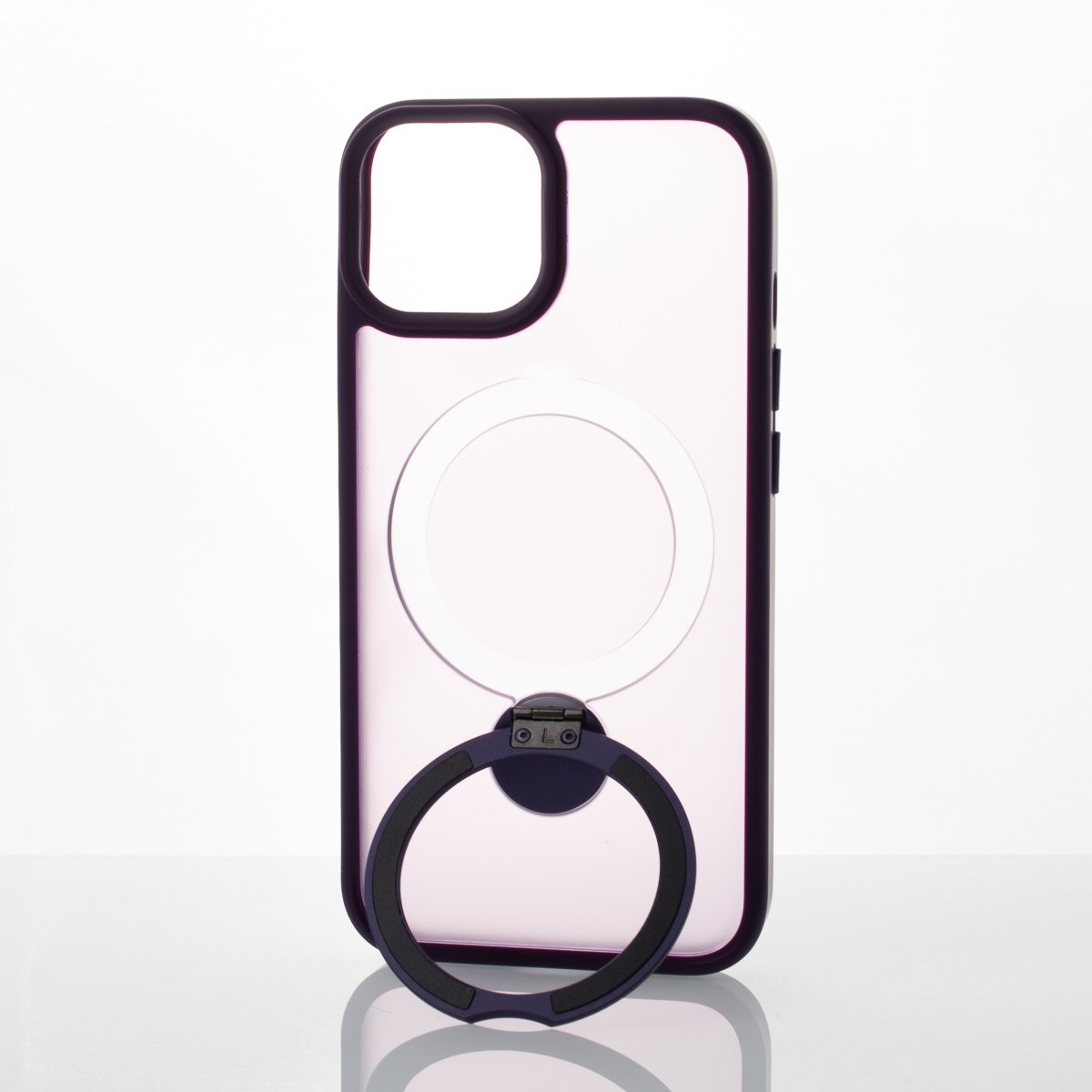 Силиконовый чехол MagSafe 360 для iPhone 11 темно-фиолетовый