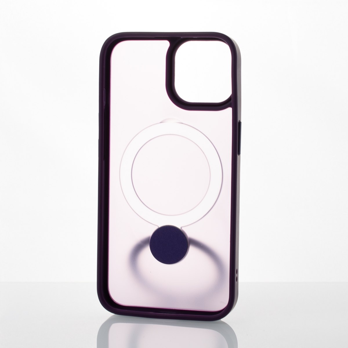 Силиконовый чехол MagSafe 360 для iPhone 11 темно-фиолетовый