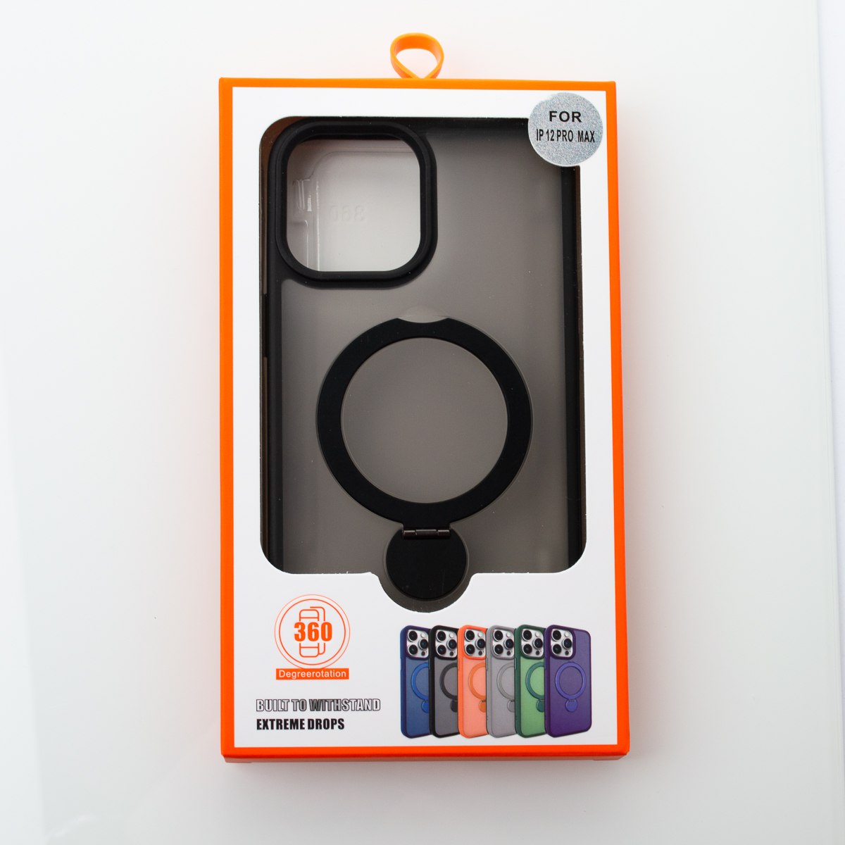 Силиконовый чехол MagSafe 360 для iPhone 12 Pro Max черный