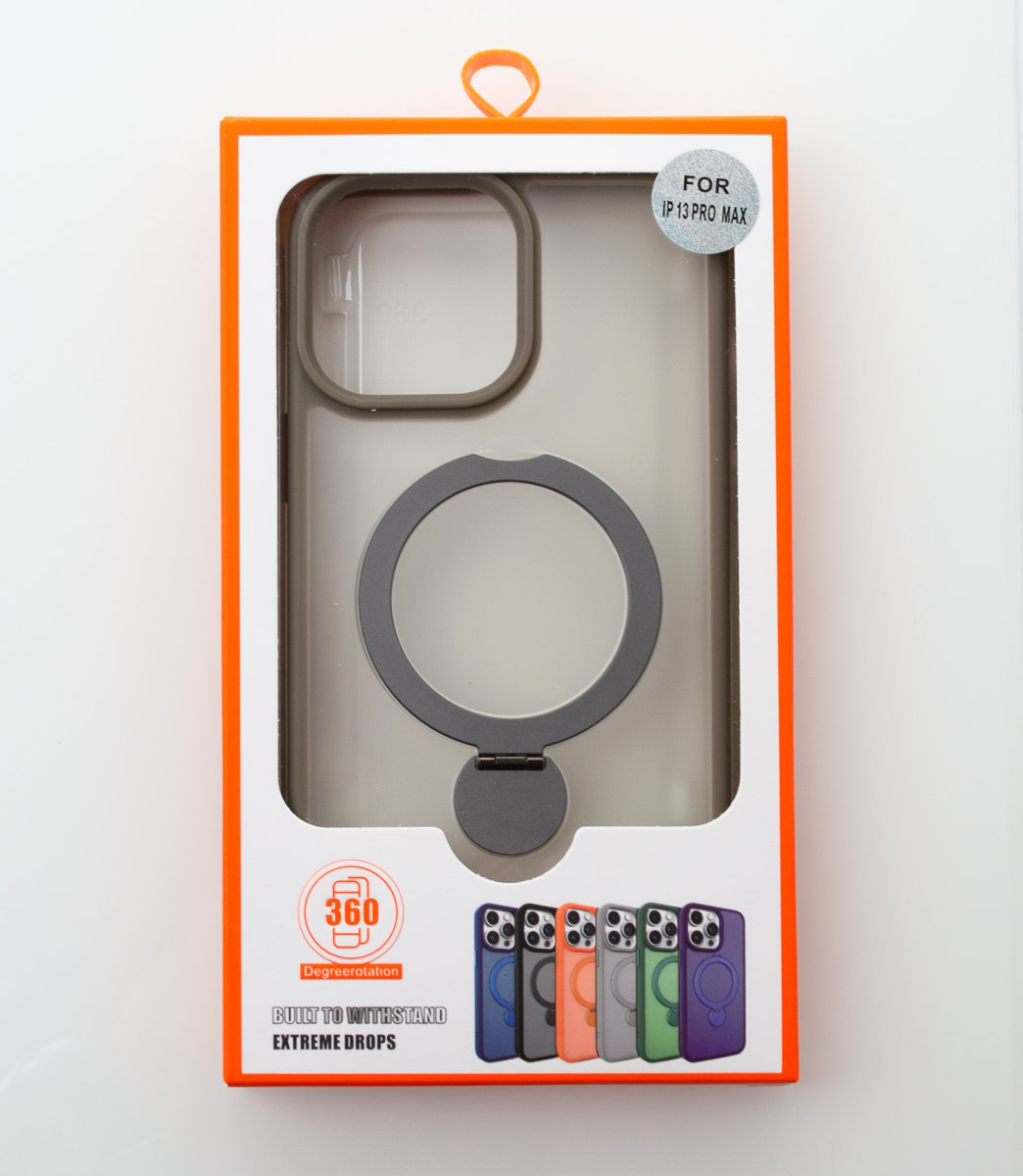 Силиконовый чехол MagSafe 360 для iPhone 13 Pro Max темно-фиолетовый