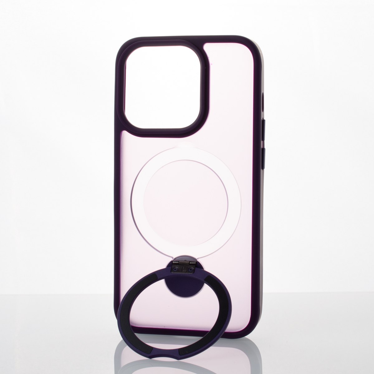 Силиконовый чехол MagSafe 360 для iPhone 13 Pro Max темно-фиолетовый