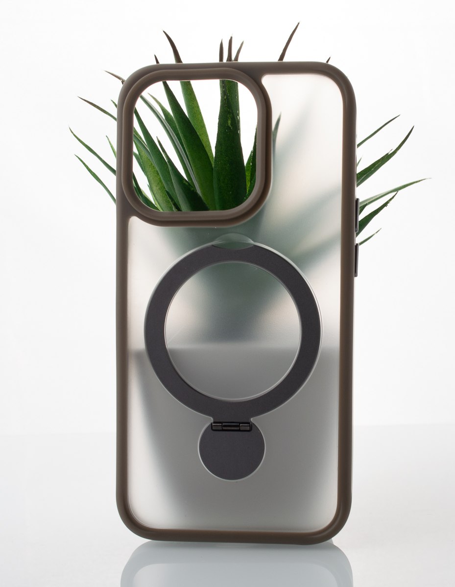 Силиконовый чехол MagSafe 360 для iPhone 13 Pro Max серый