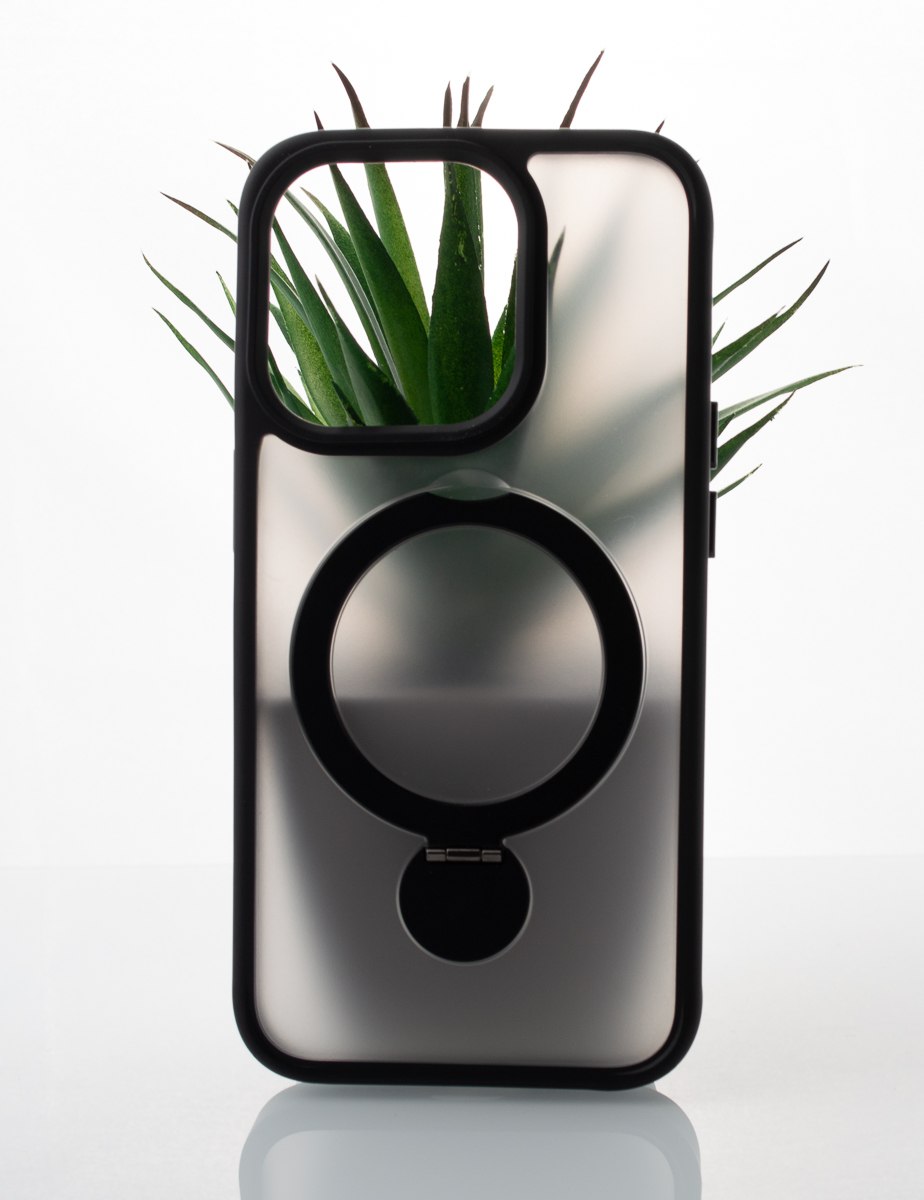 Силиконовый чехол MagSafe 360 для iPhone 13 Pro Max черный