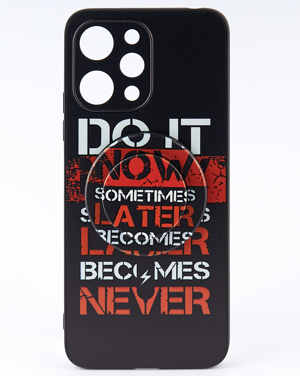 Силиконовый чехол MagSafe Boter "3D" + magsafe PopSocket для Xiaomi Redmi 12 01 DO IT