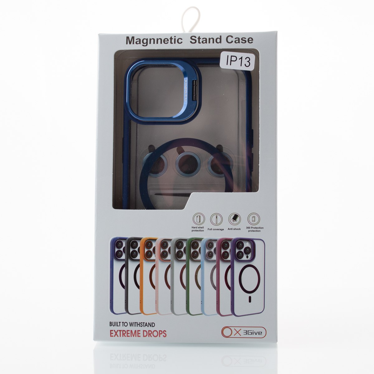 Силиконовый чехол MagSafe CAMERA GLASS PROTECTION для iPhone 13 темно-зеленый