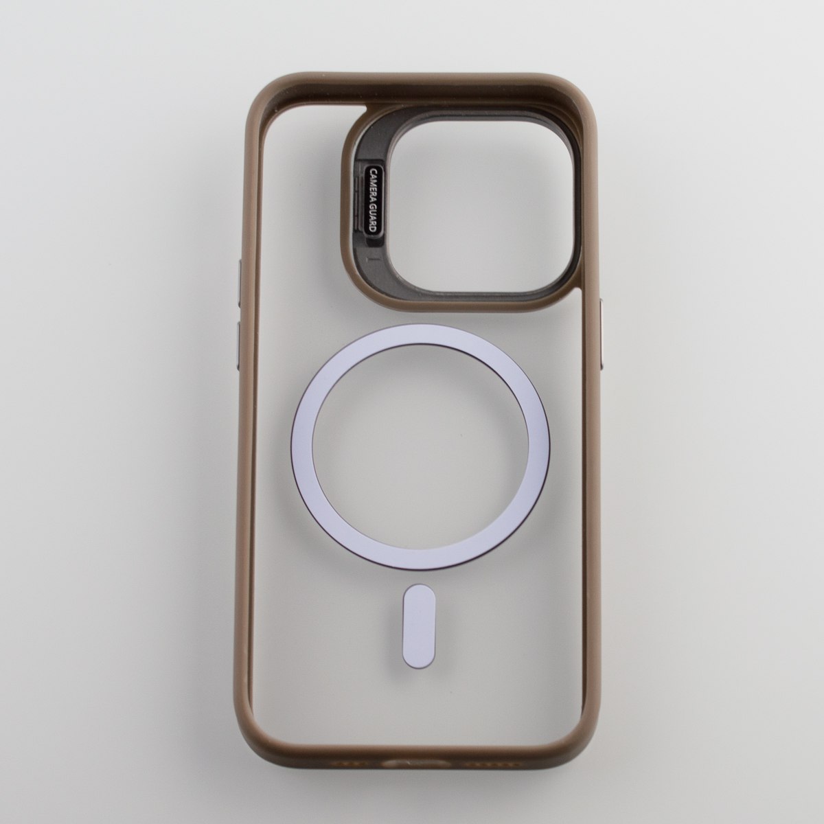 Силиконовый чехол MagSafe CAMERA GLASS PROTECTION для iPhone 12 Pro Max серый