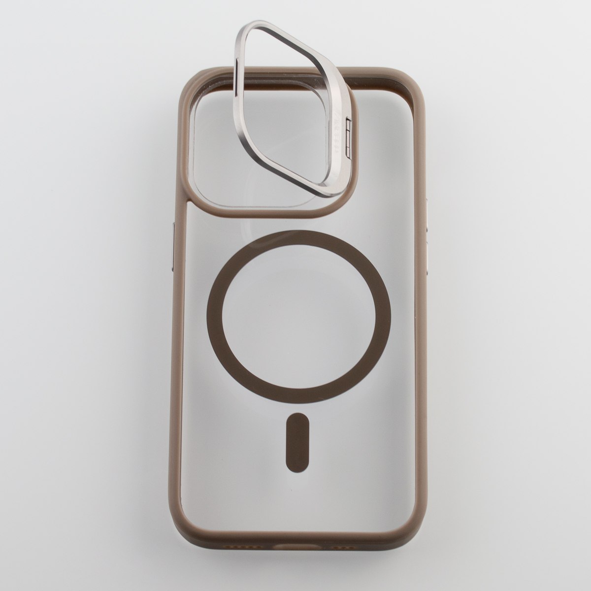 Силиконовый чехол MagSafe CAMERA GLASS PROTECTION для iPhone 12 Pro Max серый