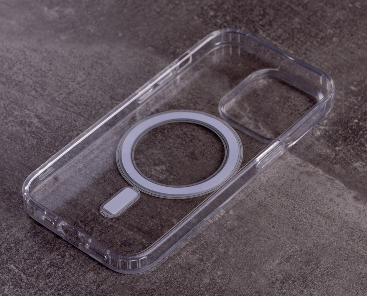 Силиконовый чехол MagSafe CLEAR для iPhone 16 Pro Max Прозрачный