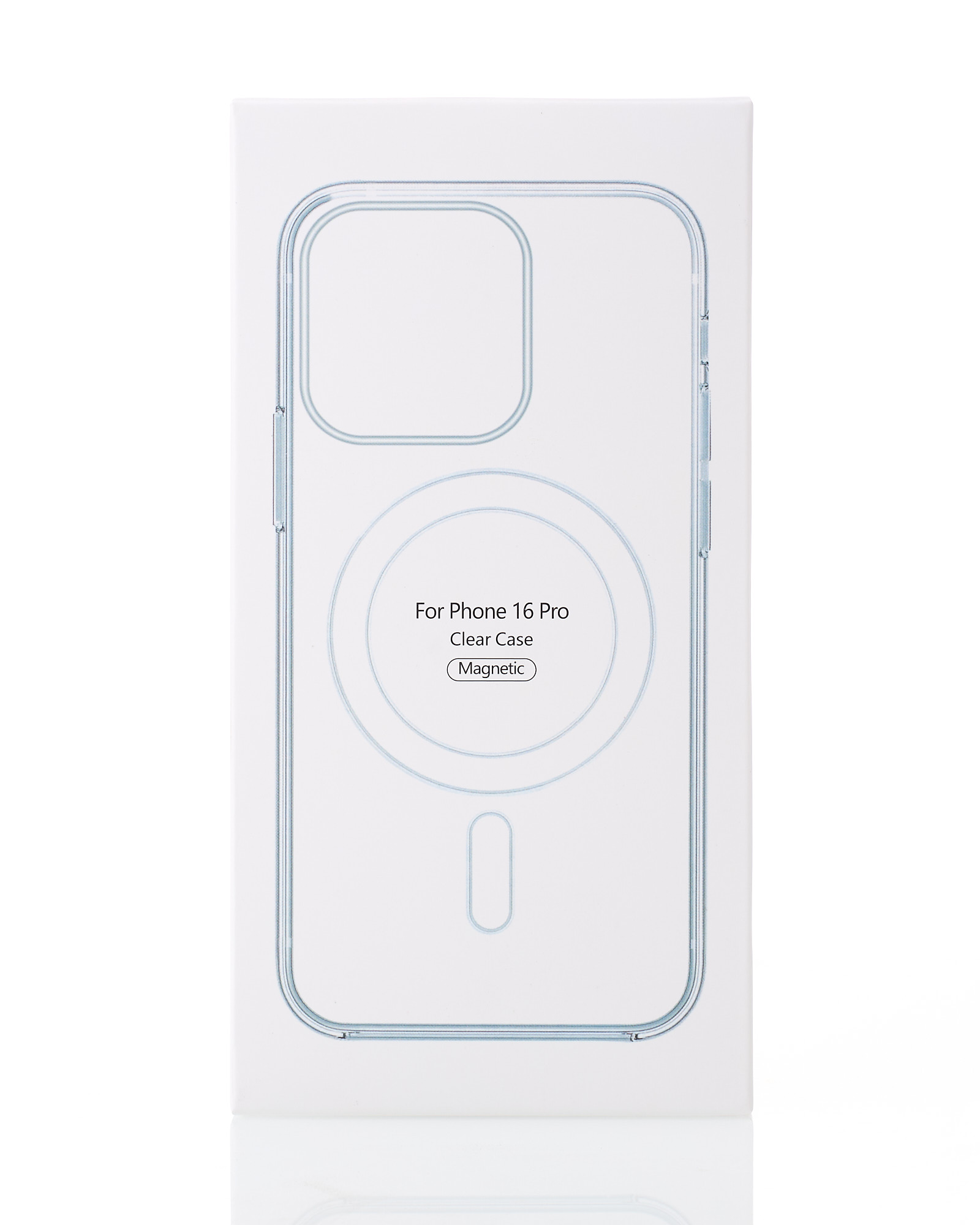 Силиконовый чехол MagSafe CLEAR для iPhone 16 Pro Прозрачный