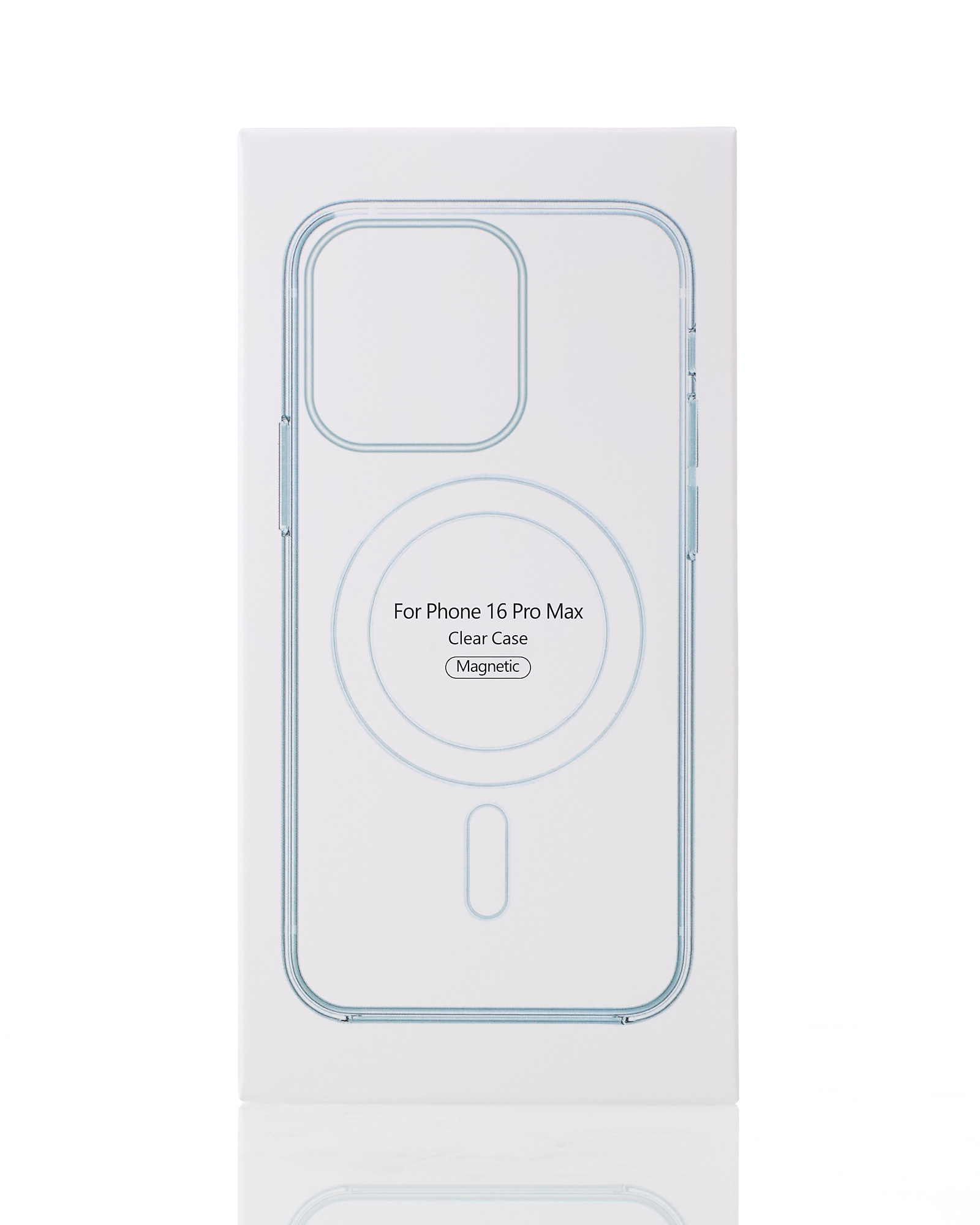 Силиконовый чехол MagSafe CLEAR для iPhone 16 Pro Max Прозрачный