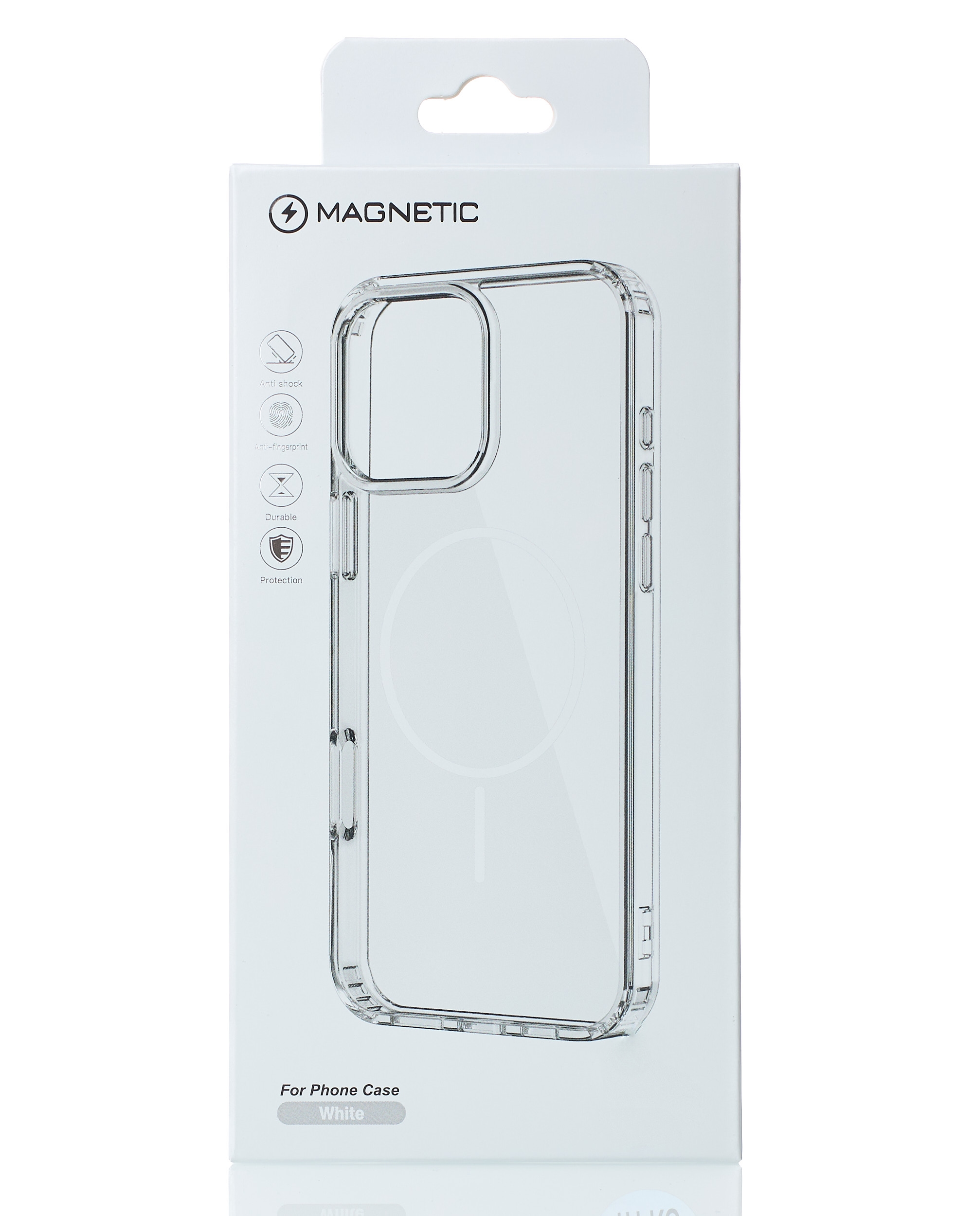 Силиконовый чехол MagSafe CLEAR для iPhone 17 Pro Прозрачный