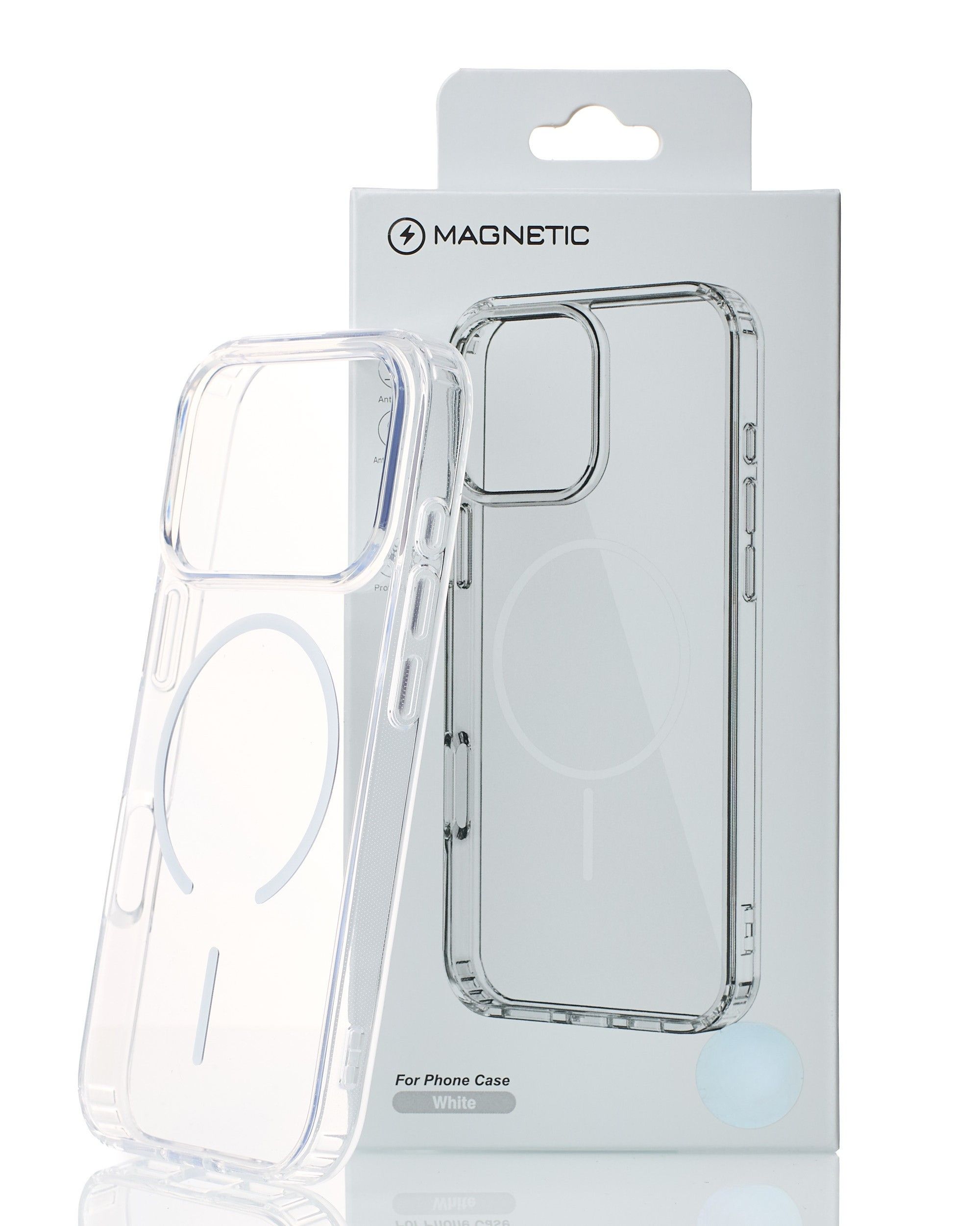 Силиконовый чехол CLEAR с поддержкой MagSafe для iPhone 18 Pro Прозрачный
