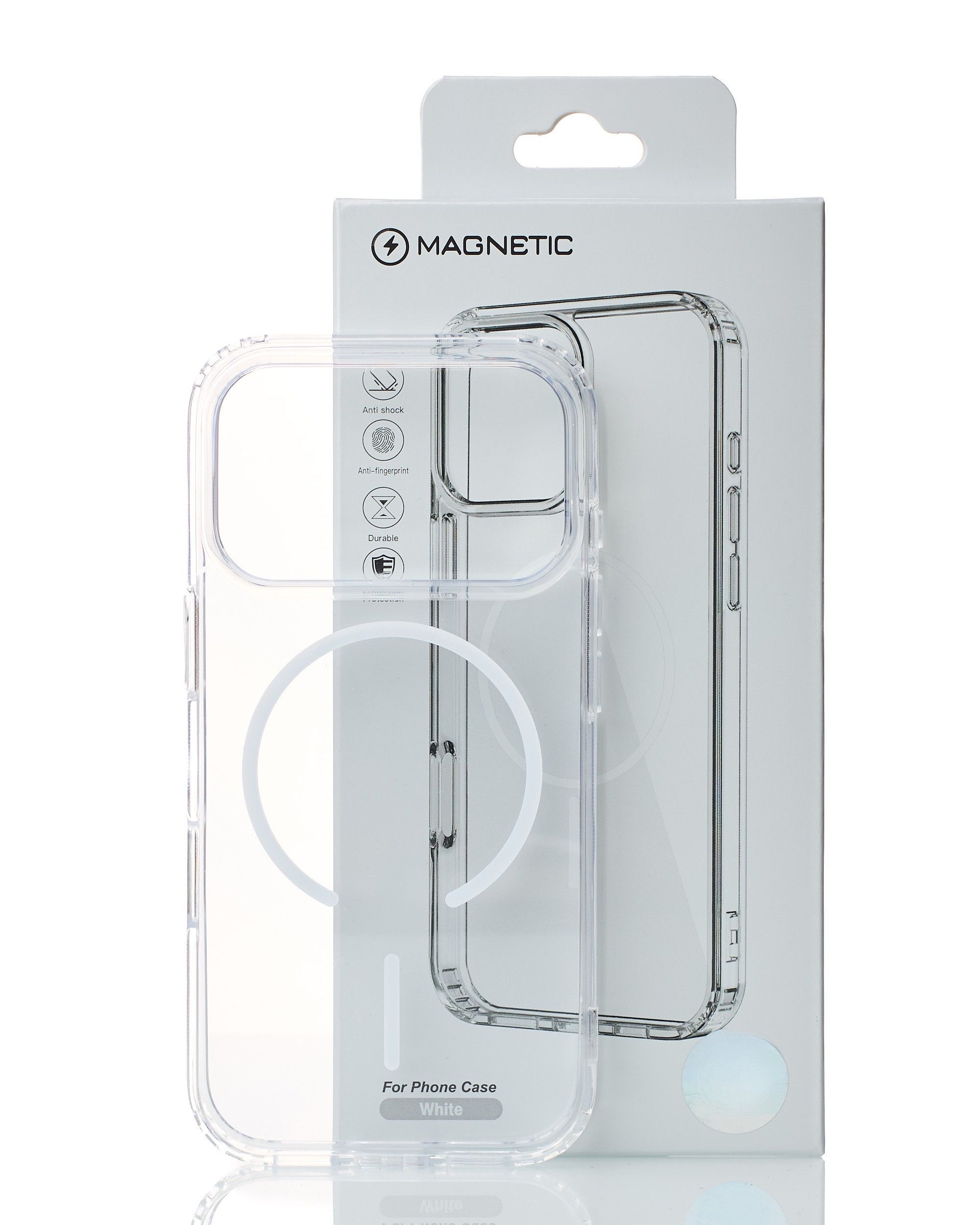 Силиконовый чехол CLEAR с поддержкой MagSafe для iPhone 18 Pro Прозрачный
