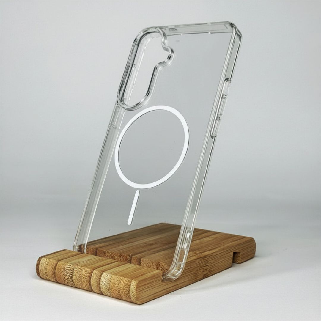 Силиконовый чехол MagSafe CLEAR для Samsung S26 Plus Прозрачный