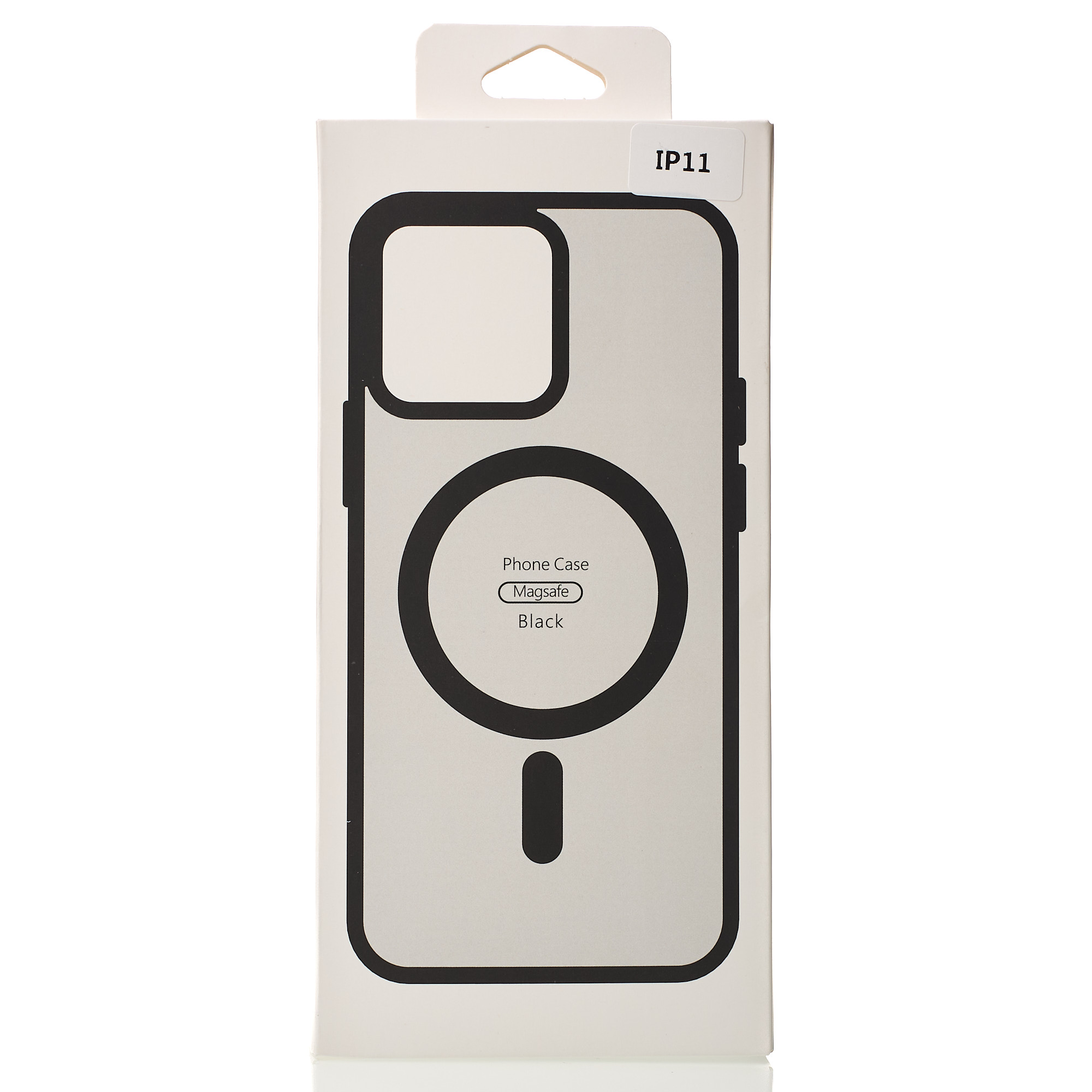 Силиконовый чехол MATTE с поддержкой MagSafe для iPhone 11 classic black
